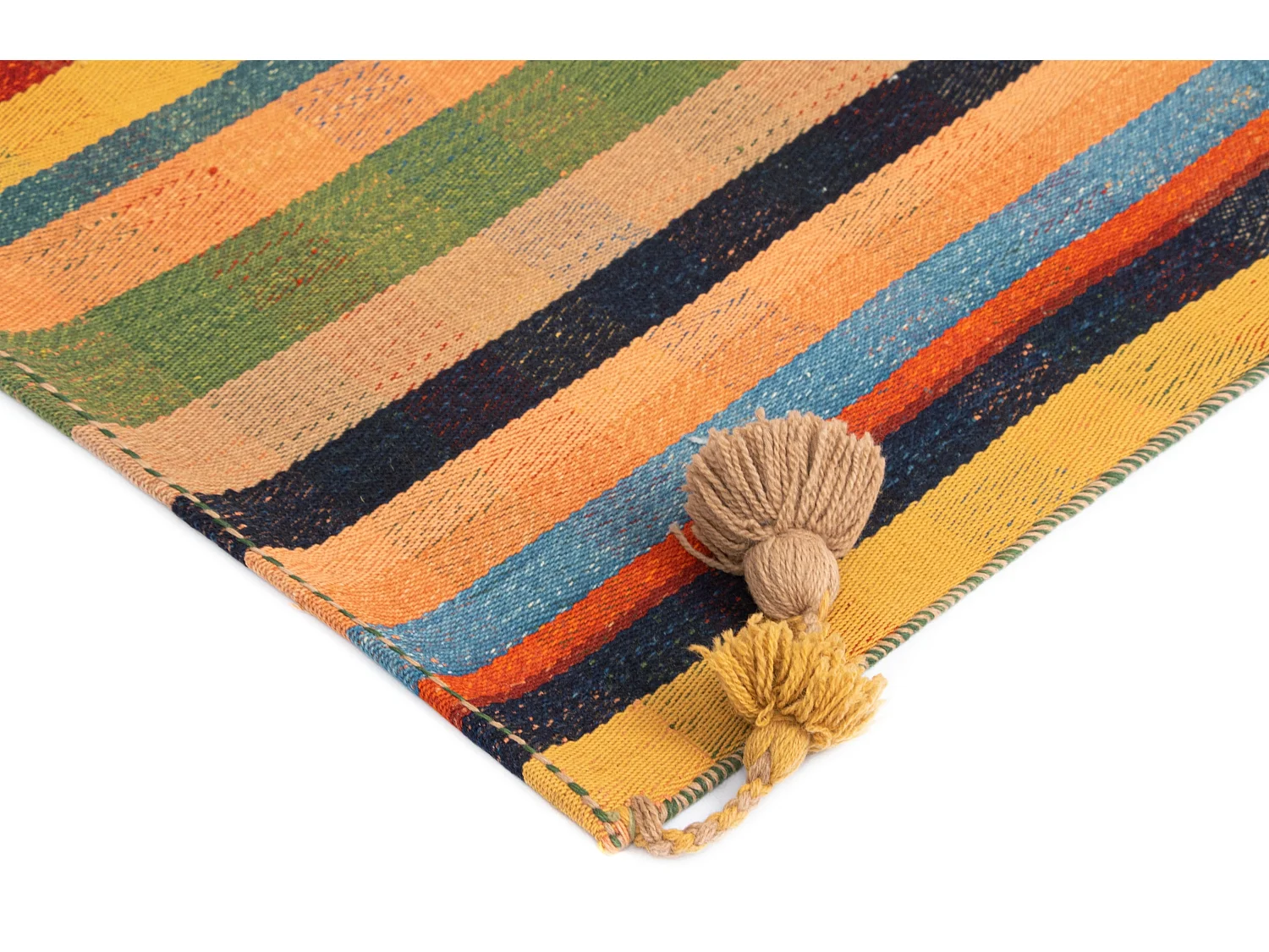 Wollteppich 153x223 Orange Jajim