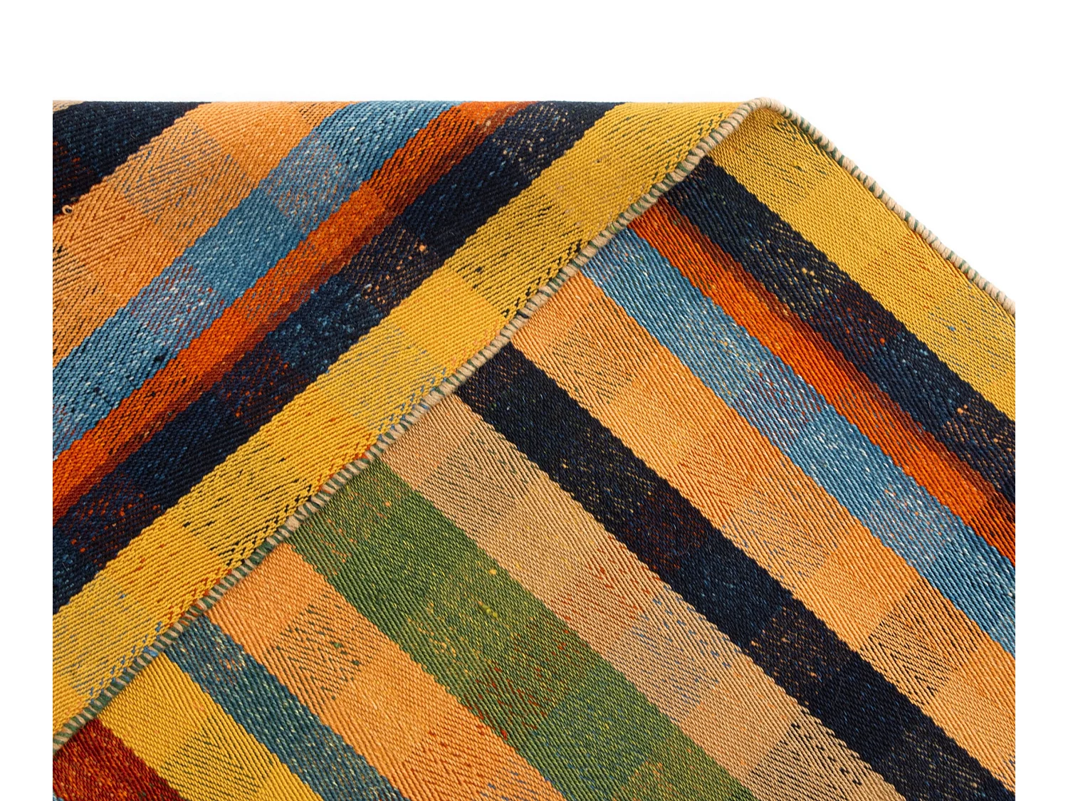 Wollteppich 153x223 Orange Jajim