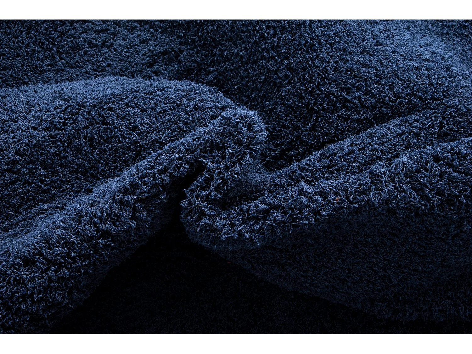 Tapis shaggy 80x305 nuit bleue Luzern