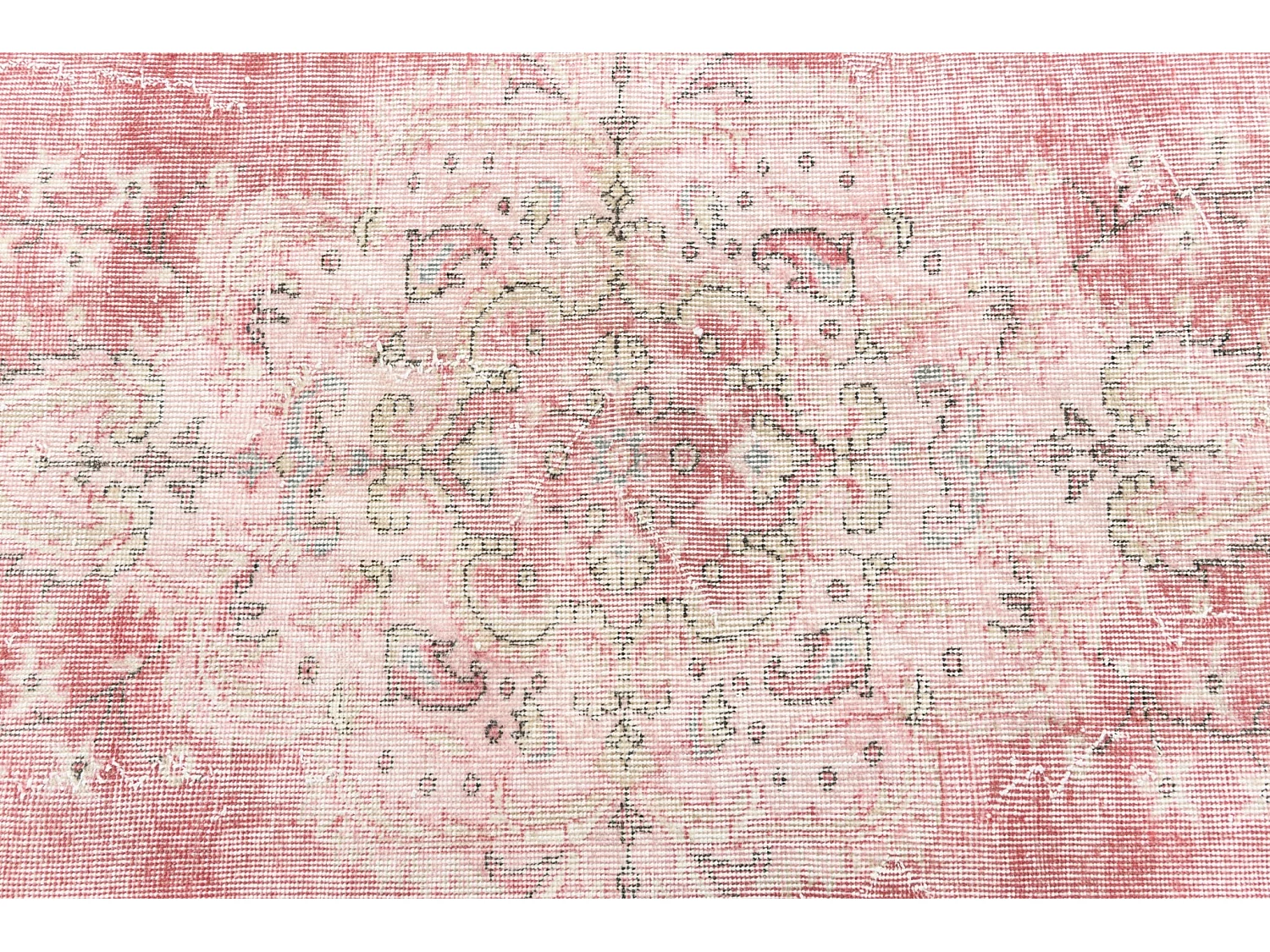 Tapis de laine 155x277 rose Ultra Vintage
