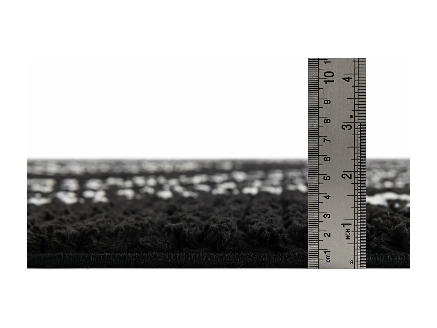 Tapis shaggy 160x245 noir Frauenfeld Vaiana