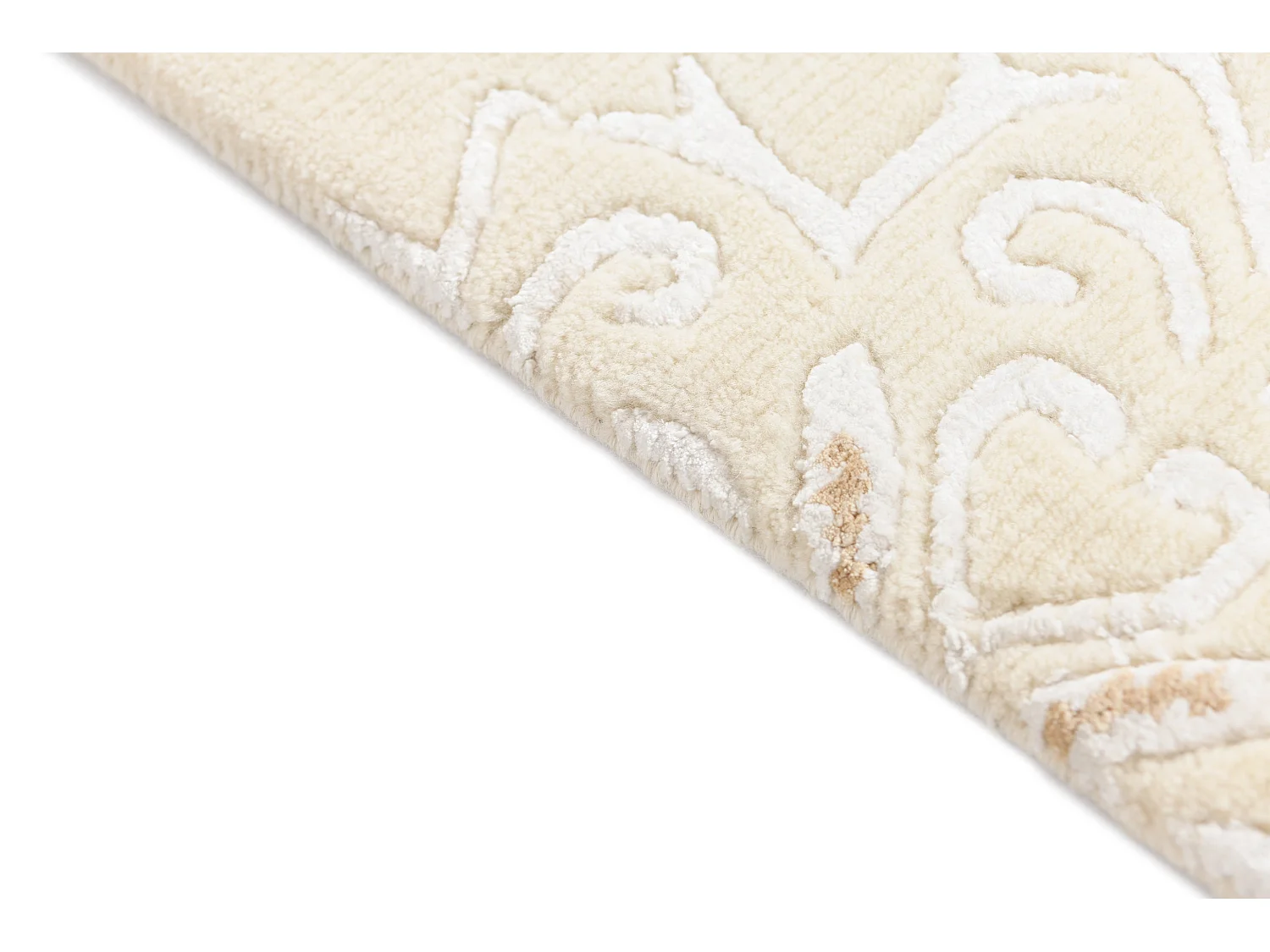 Tapis de couloir en laine 81x302 beige Darya