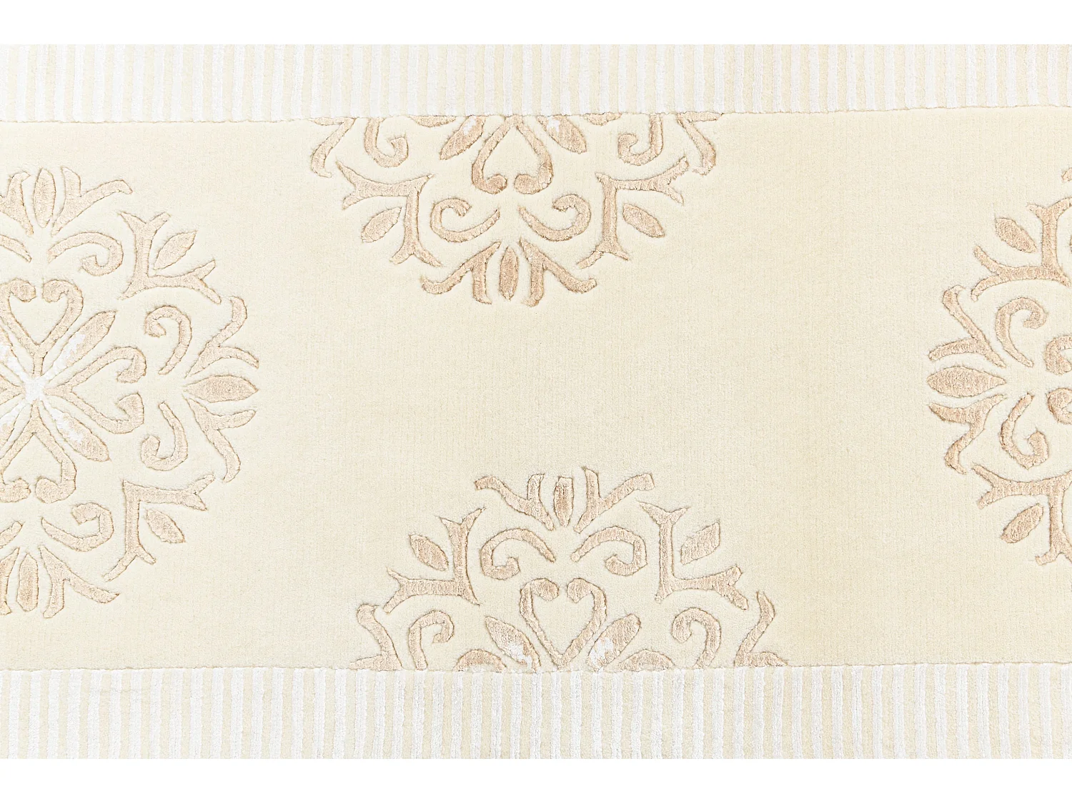 Tapis de couloir en laine 81x302 beige Darya