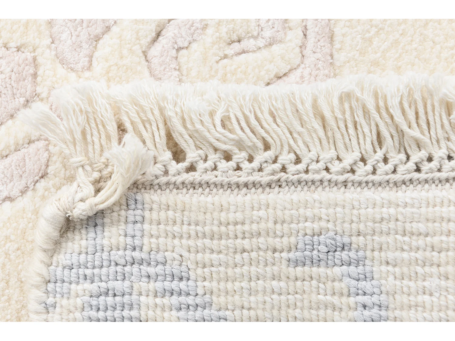 Tapis de laine 117x178 beige Darya