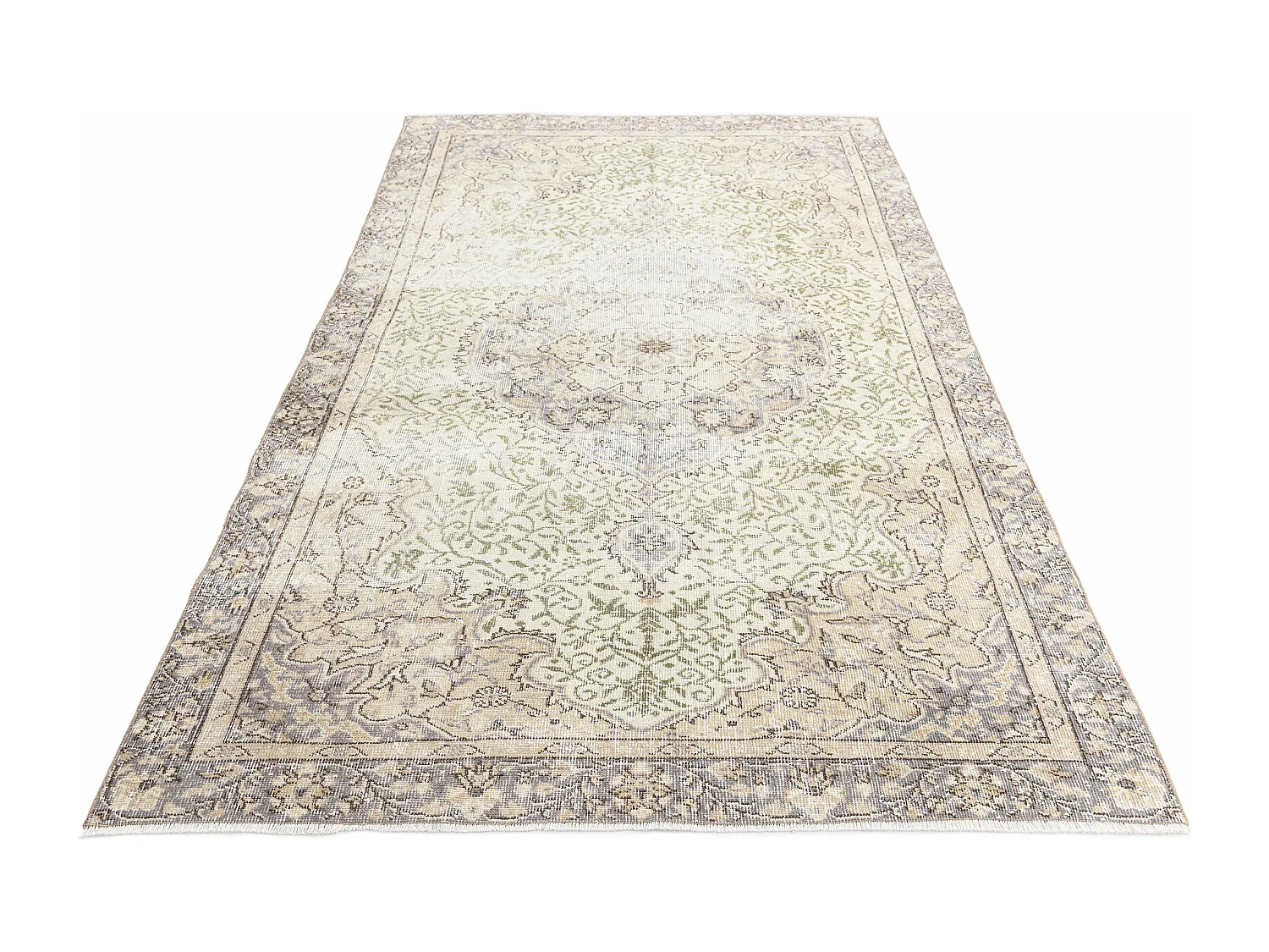 Tapis de laine 147x262 beige Ultra Vintage