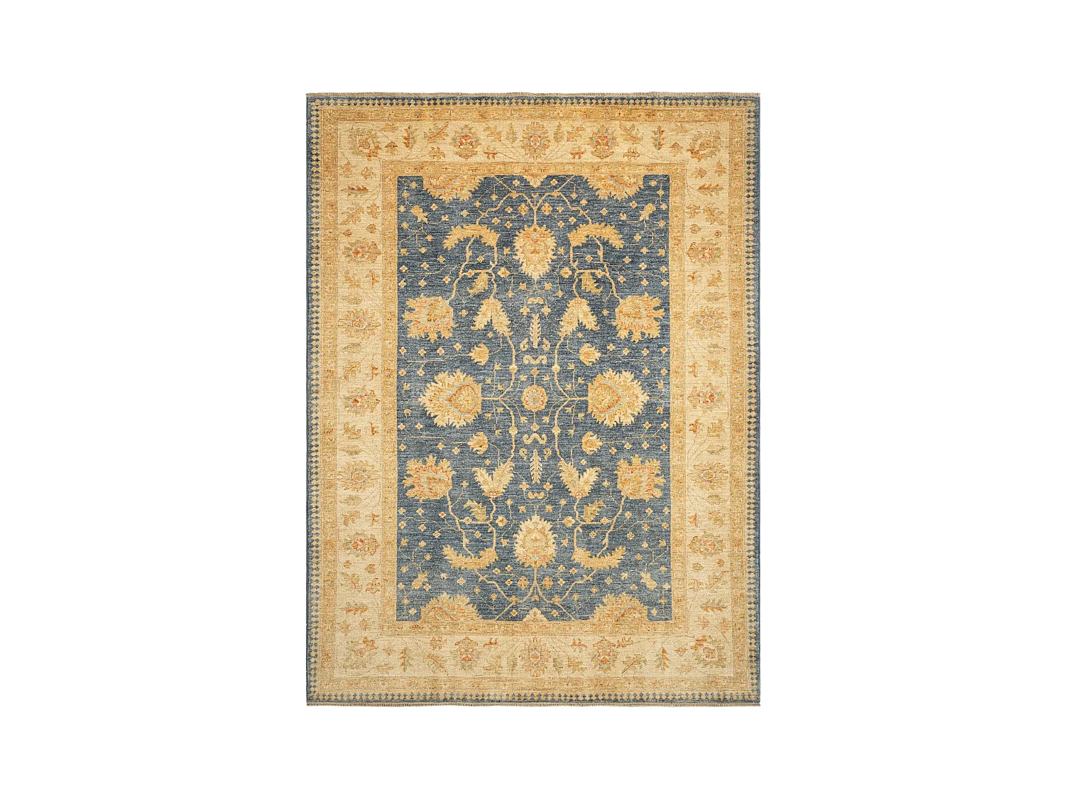 Tapis de laine 178x240 Bleu Kaizar
