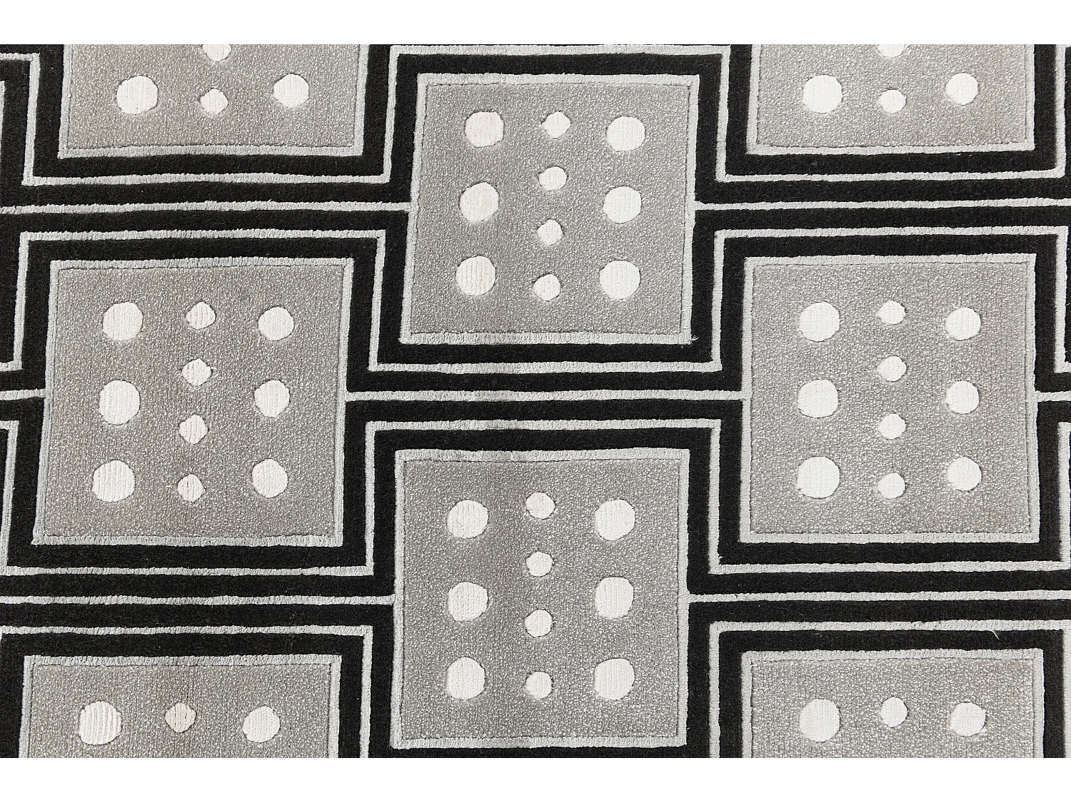 Loper-Woltapijt 203x79 Zwart Darya