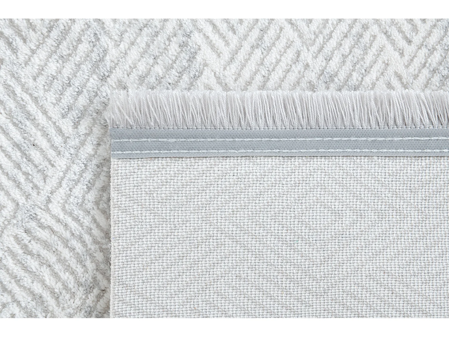 Tapis 240x305 gris clair Davos Cilia