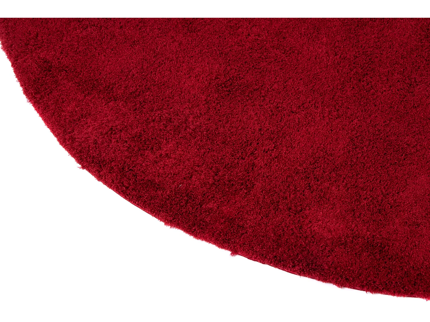 Hoogpolig tapijt 185x185 Rood Luzern