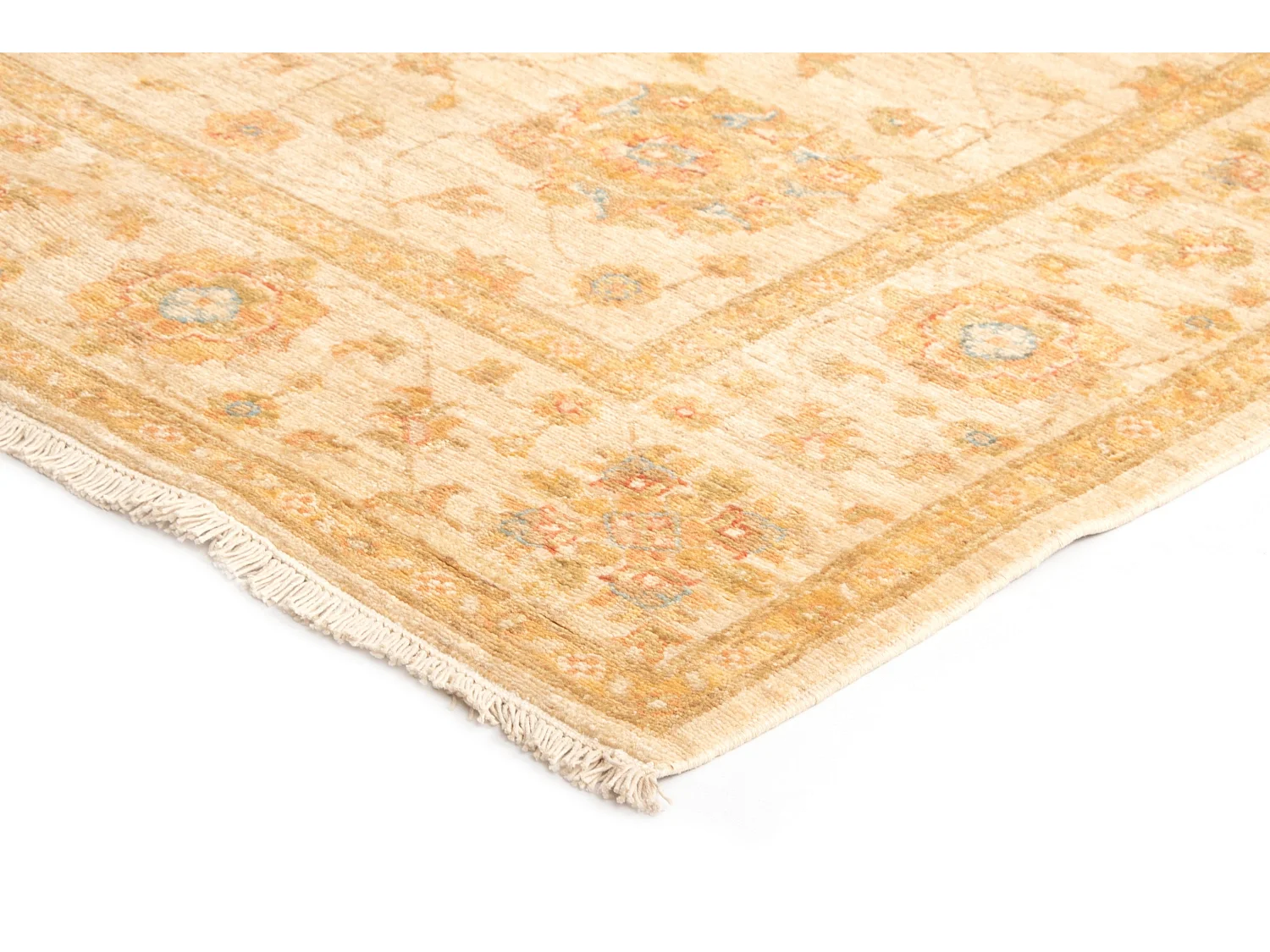 Wollteppich 158x195 Beige Kaizar