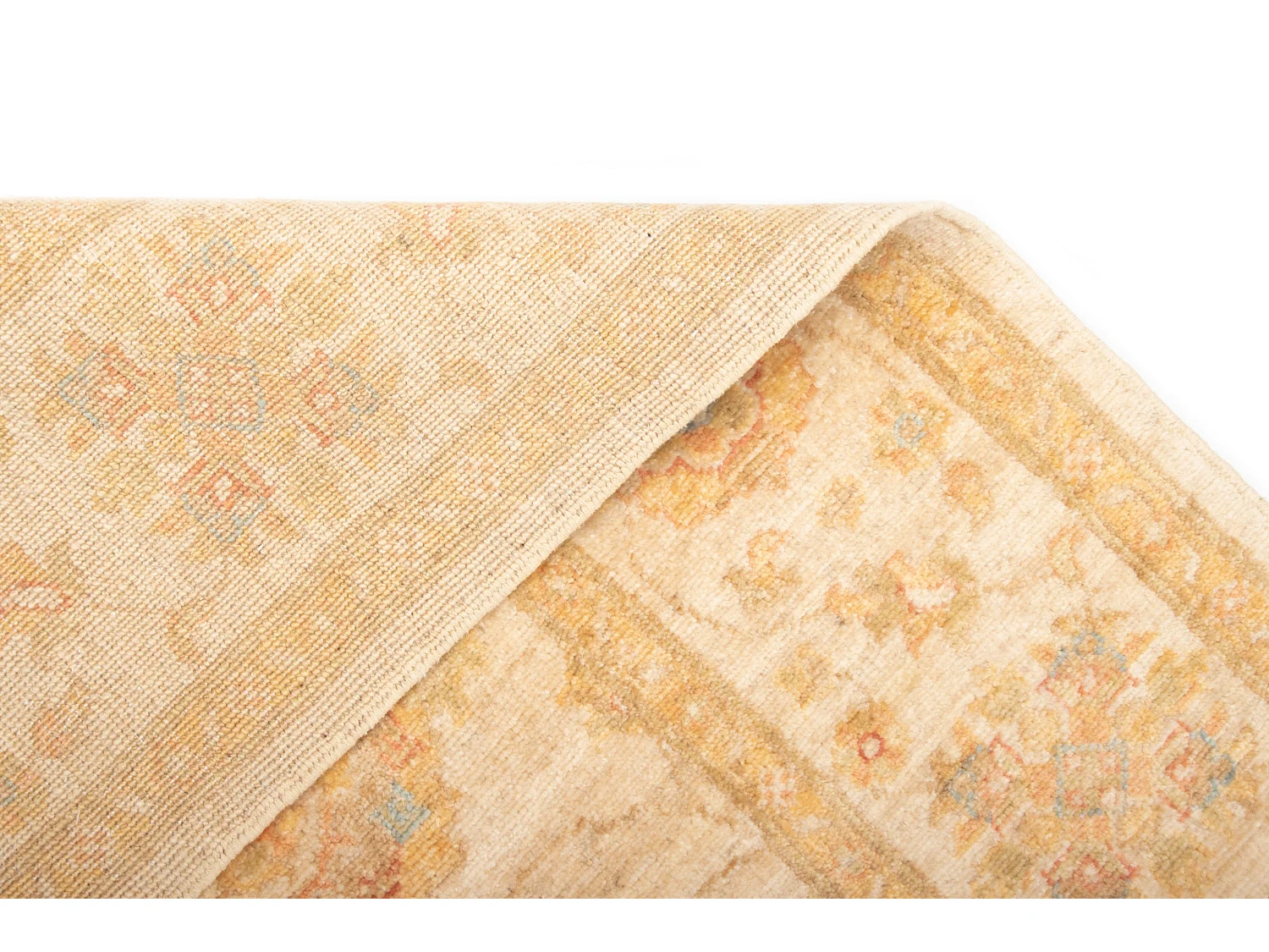 Wollteppich 158x195 Beige Kaizar