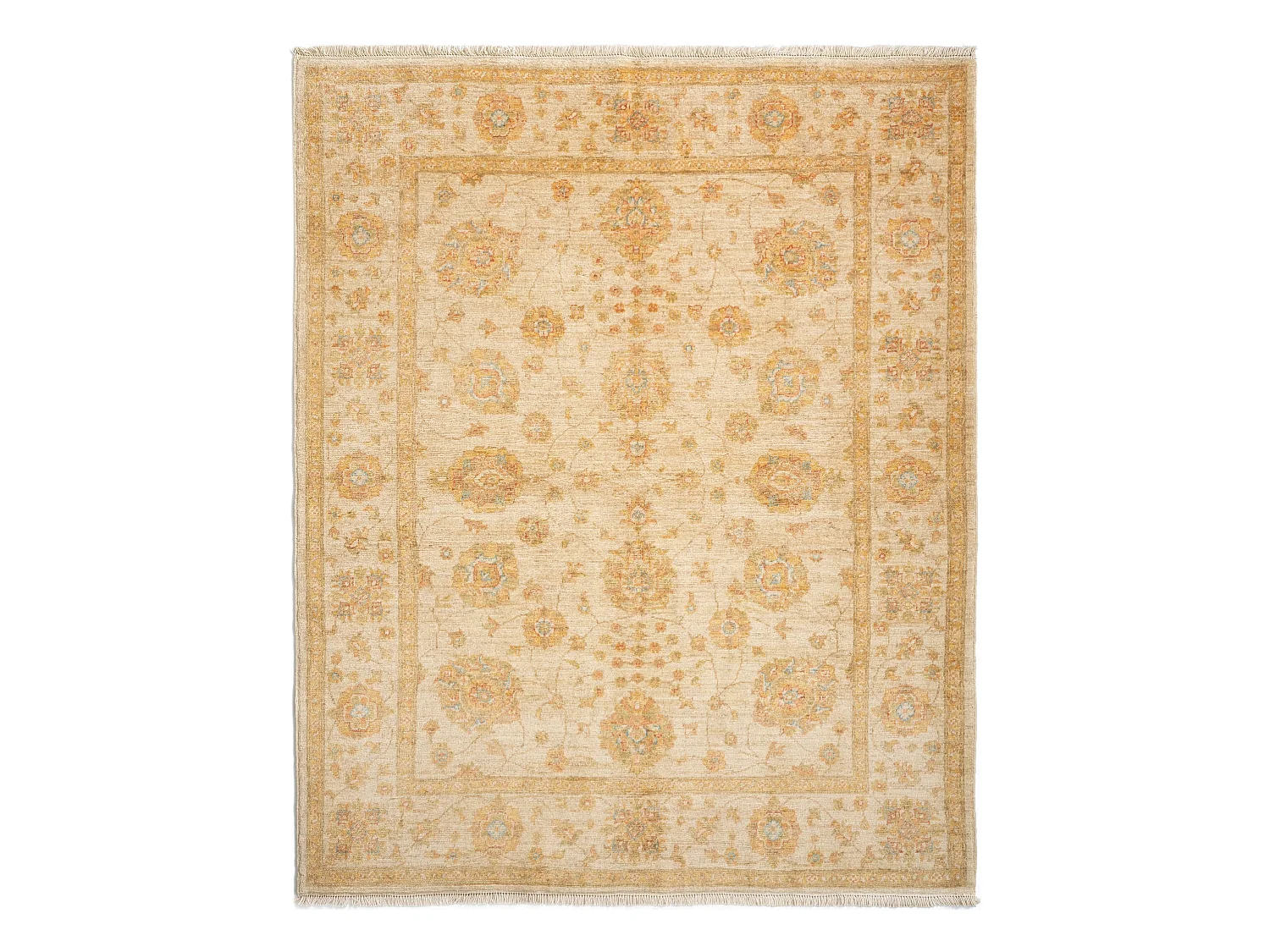 Tapis de laine 158x195 beige Kaizar