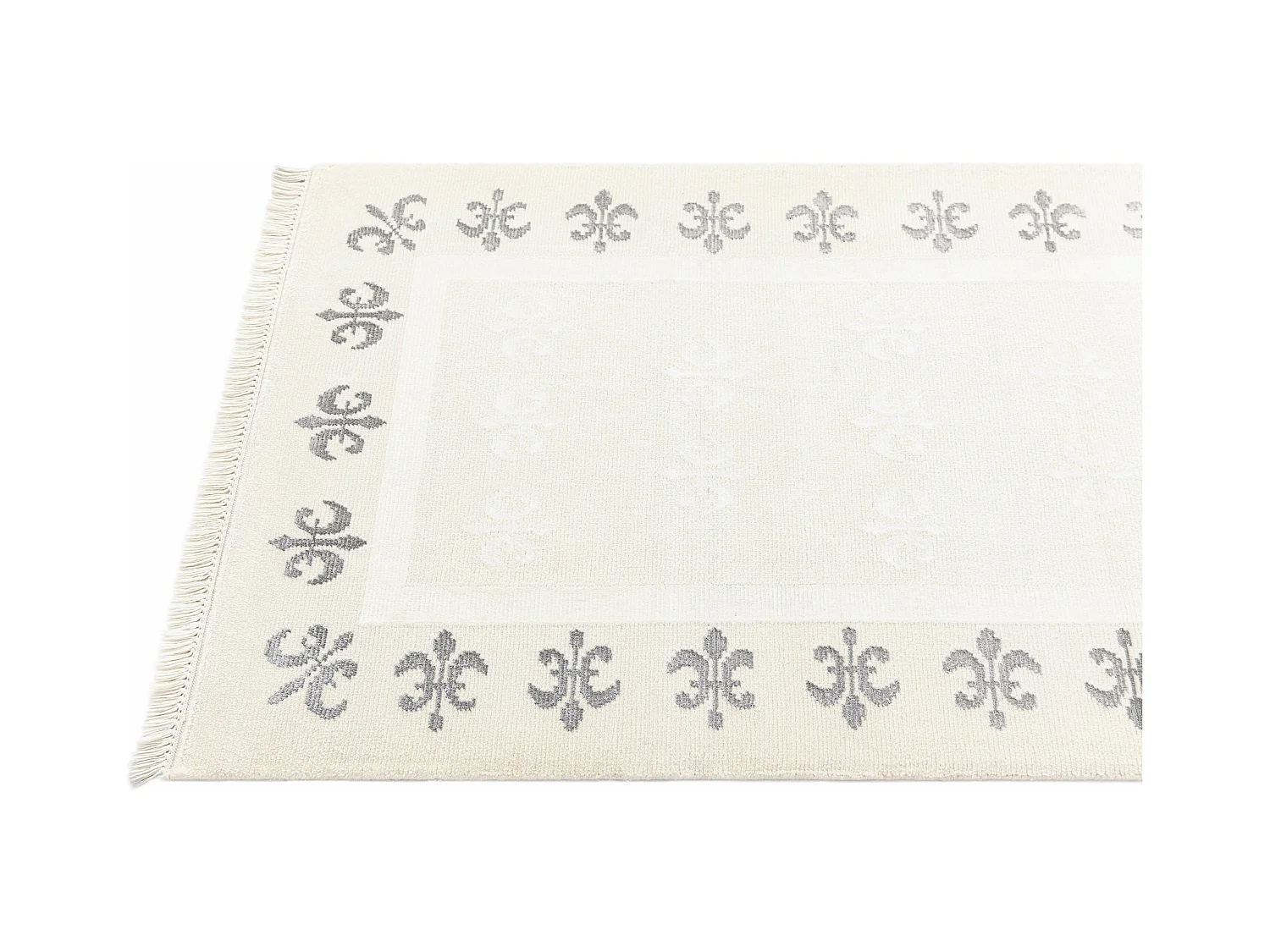 Läufer-Wollteppich 81x201 Beige Darya