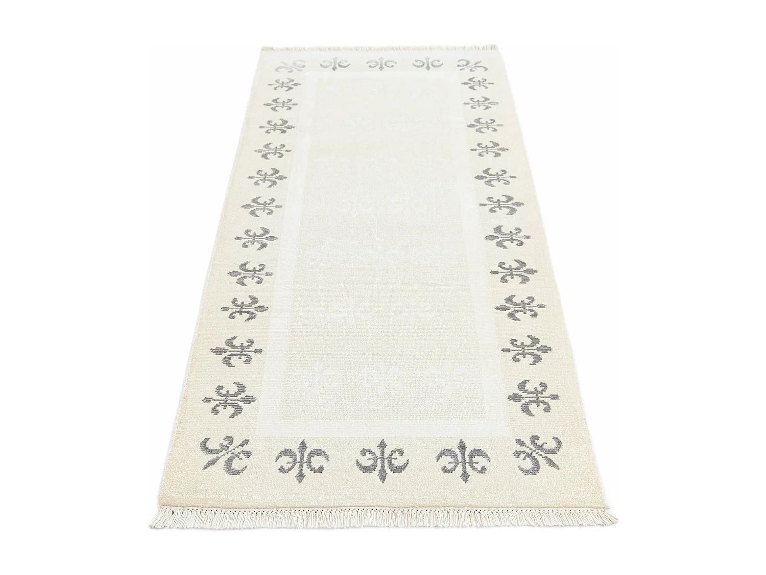 Tapis de couloir en laine 81x201 beige Darya