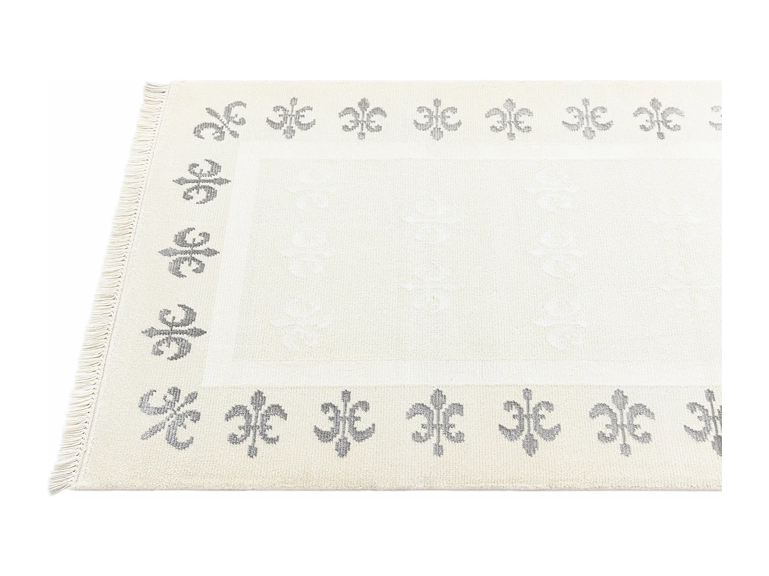 Tapis de couloir en laine 81x201 beige Darya