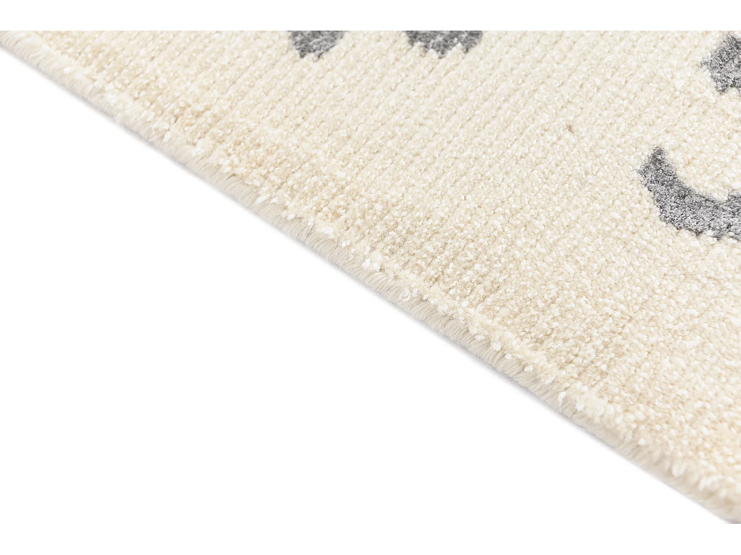 Tapis de couloir en laine 81x201 beige Darya