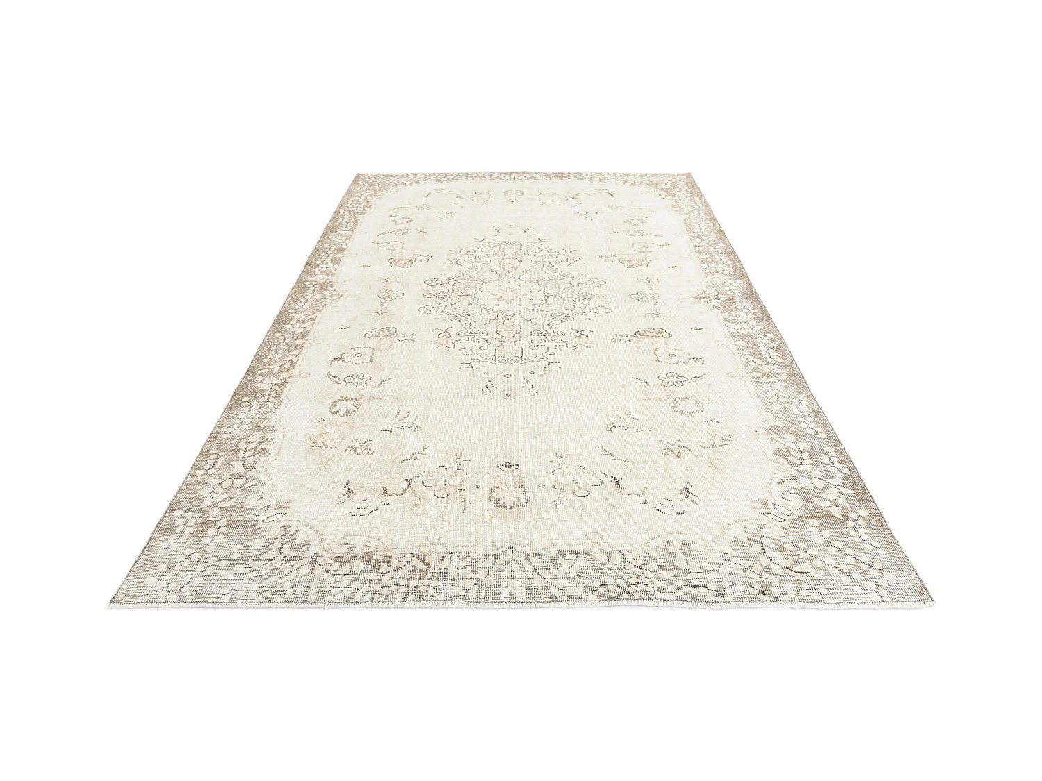 Wollteppich 170x277 Beige Ultra Vintage