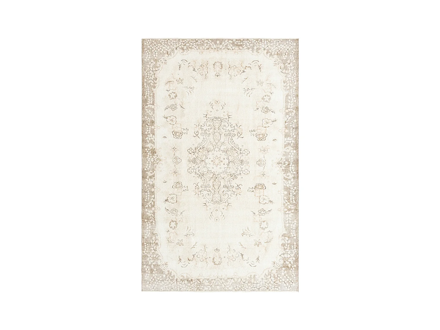Tapis de laine 170x277 beige Ultra Vintage