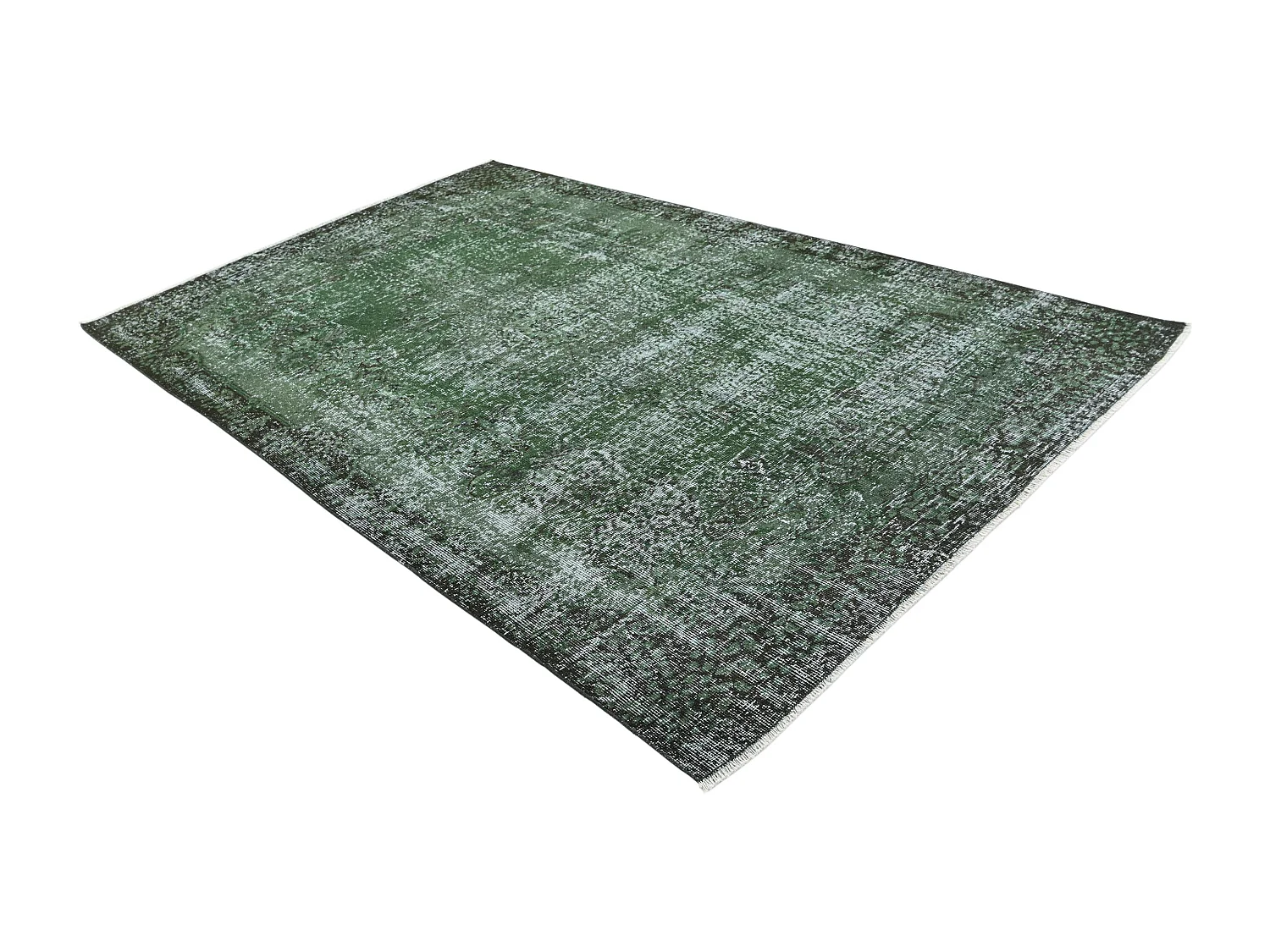 Tapis de laine 175x282 vert Ultra Vintage