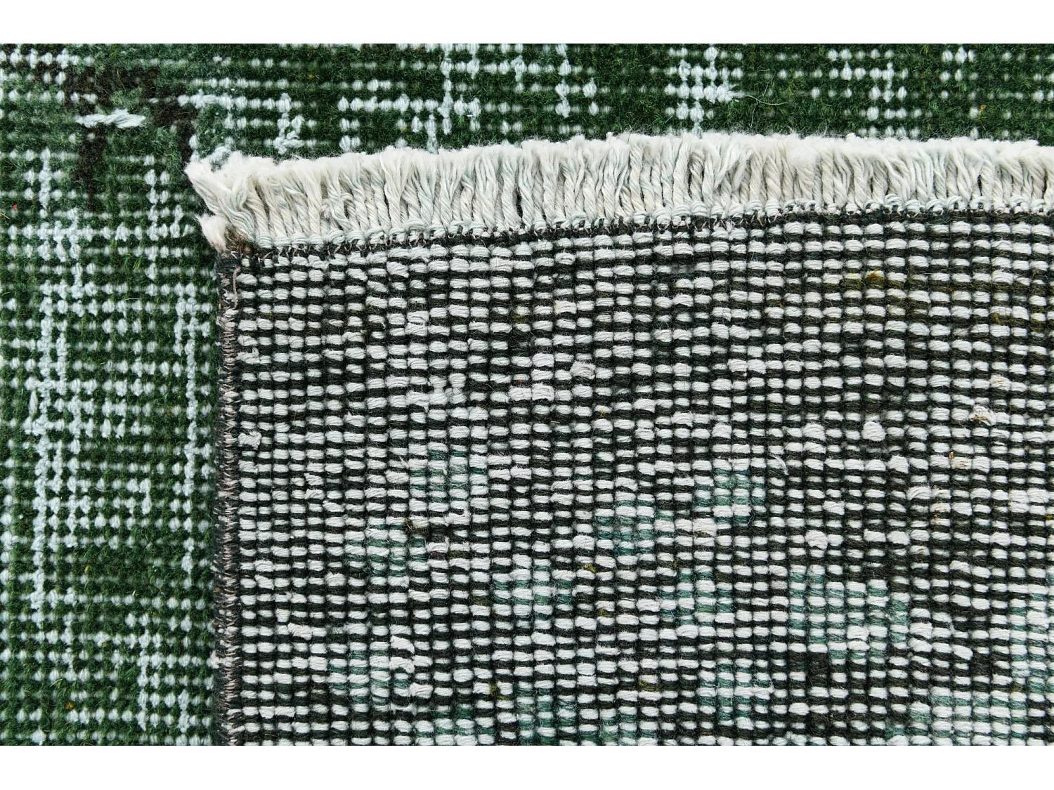 Tapis de laine 175x282 vert Ultra Vintage