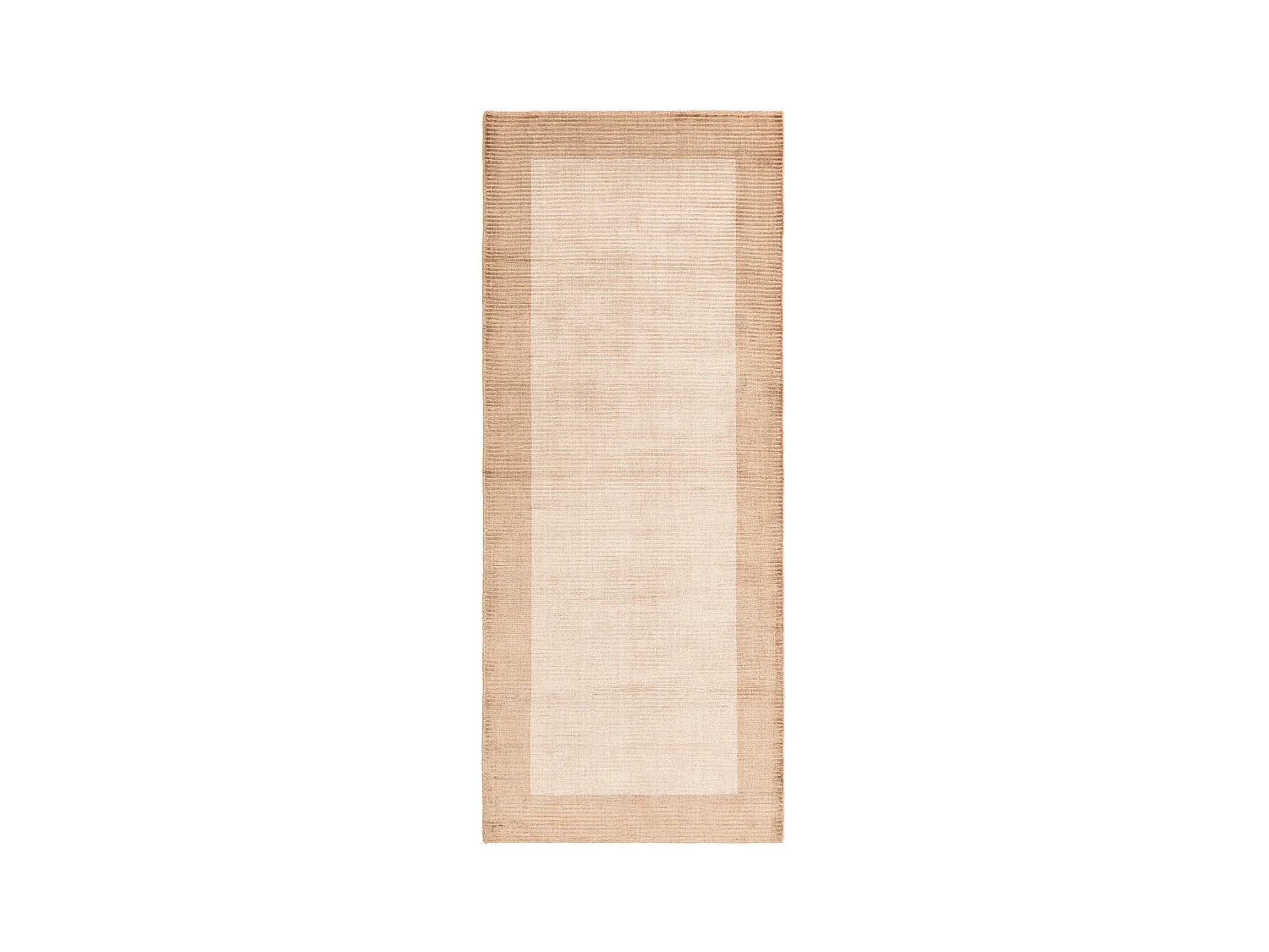 Tapis de couloir en laine 81x203 brun Darya