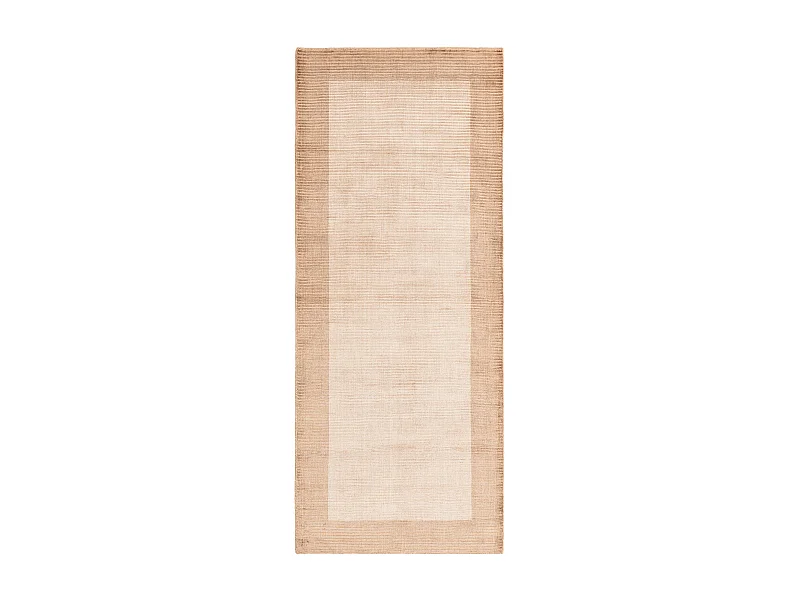 Tapis de couloir en laine 81x203 brun Darya