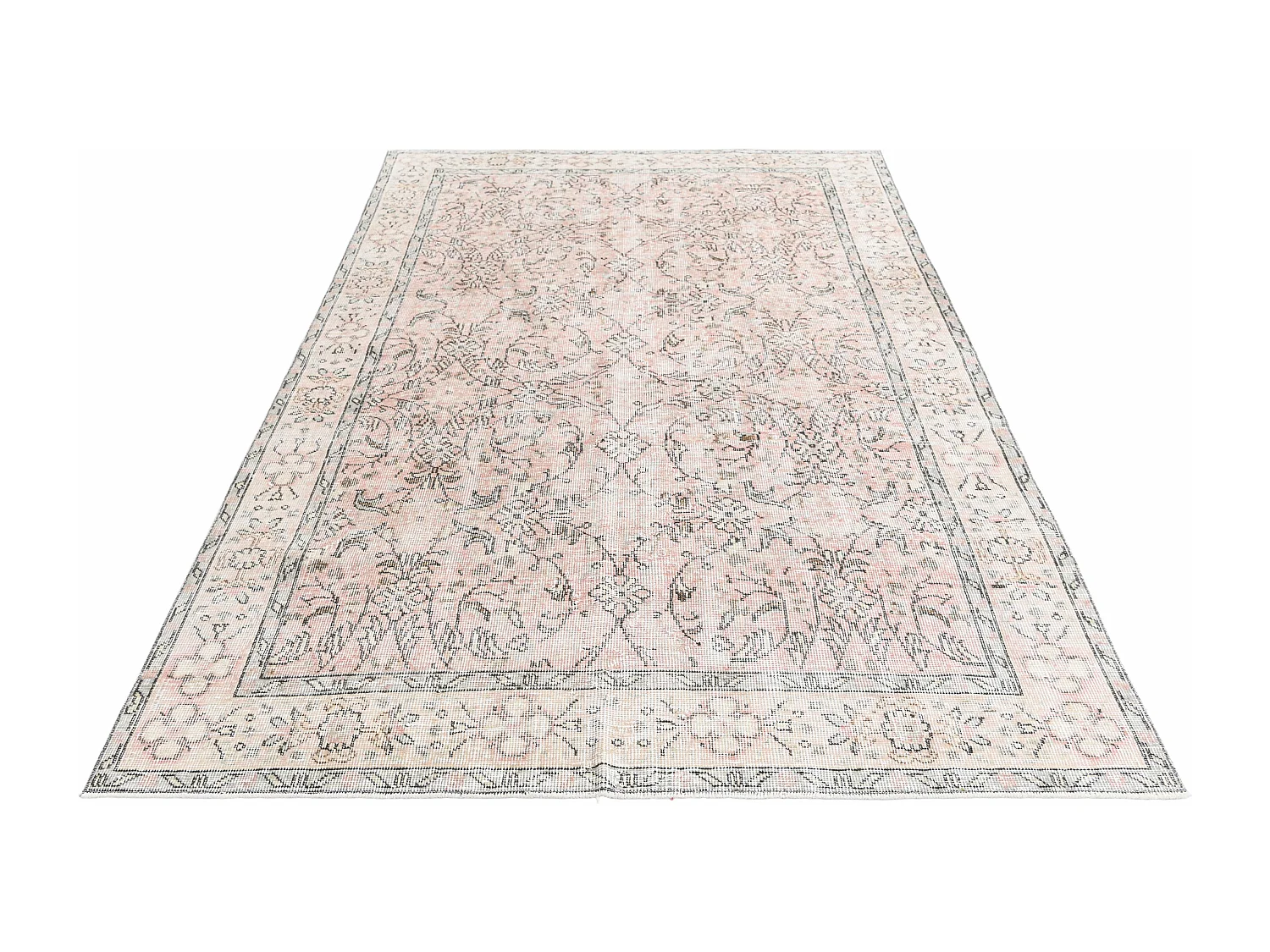 Tappeto in lana 155x249 beige Ultra Vintage