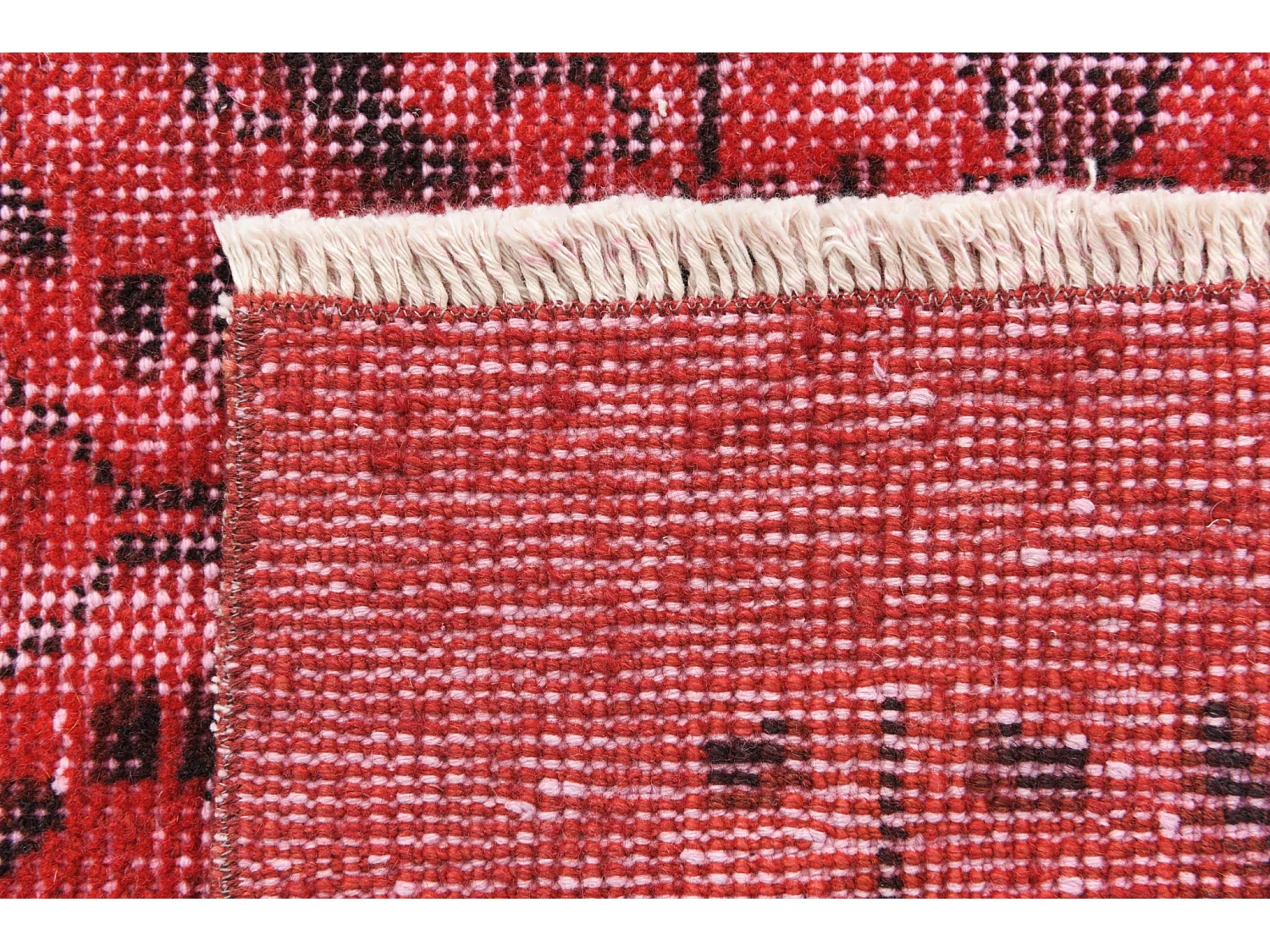 Tapis de laine 147x257 rouge Ultra Vintage