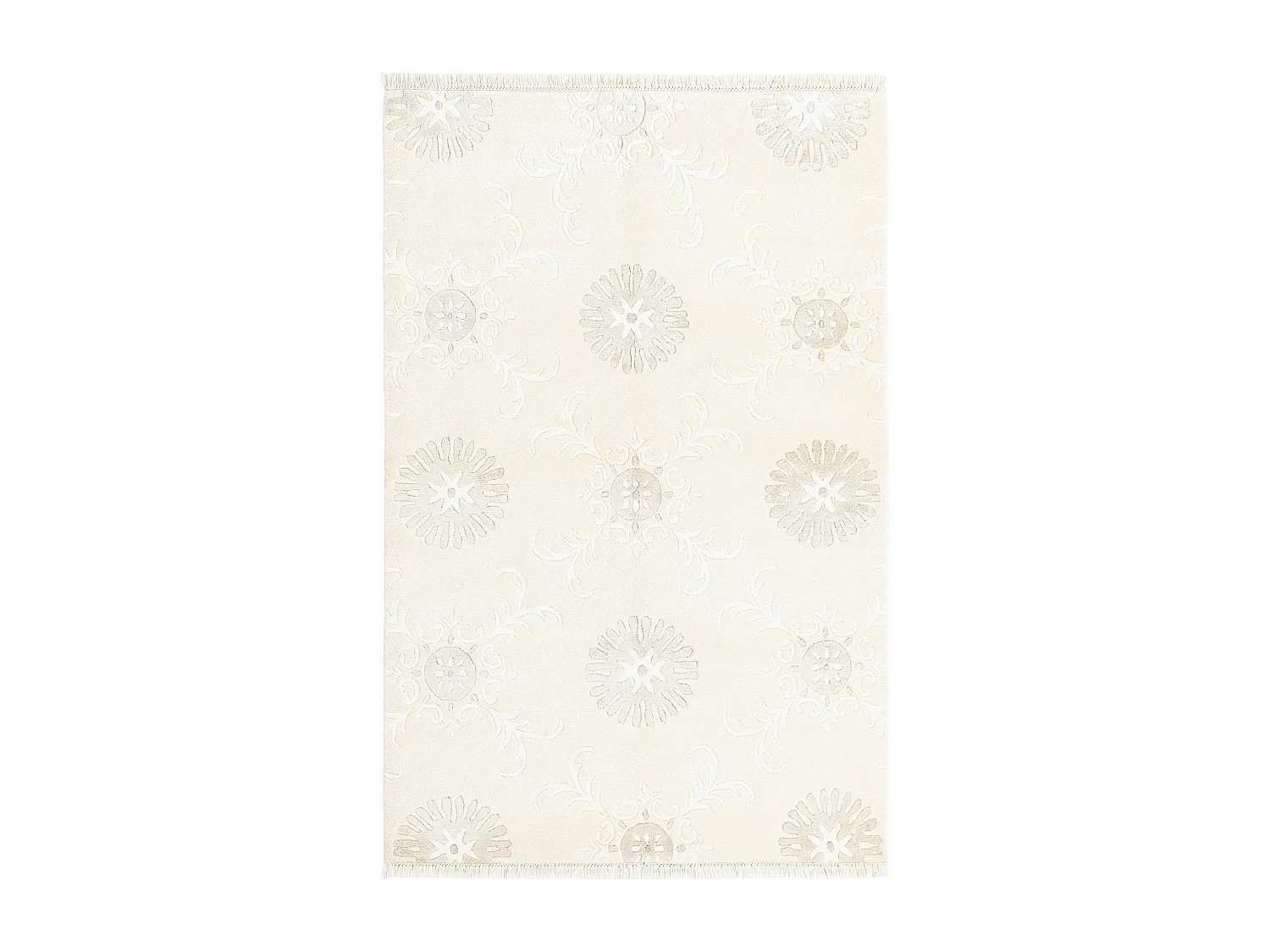 Tapis de laine 117x183 beige Darya