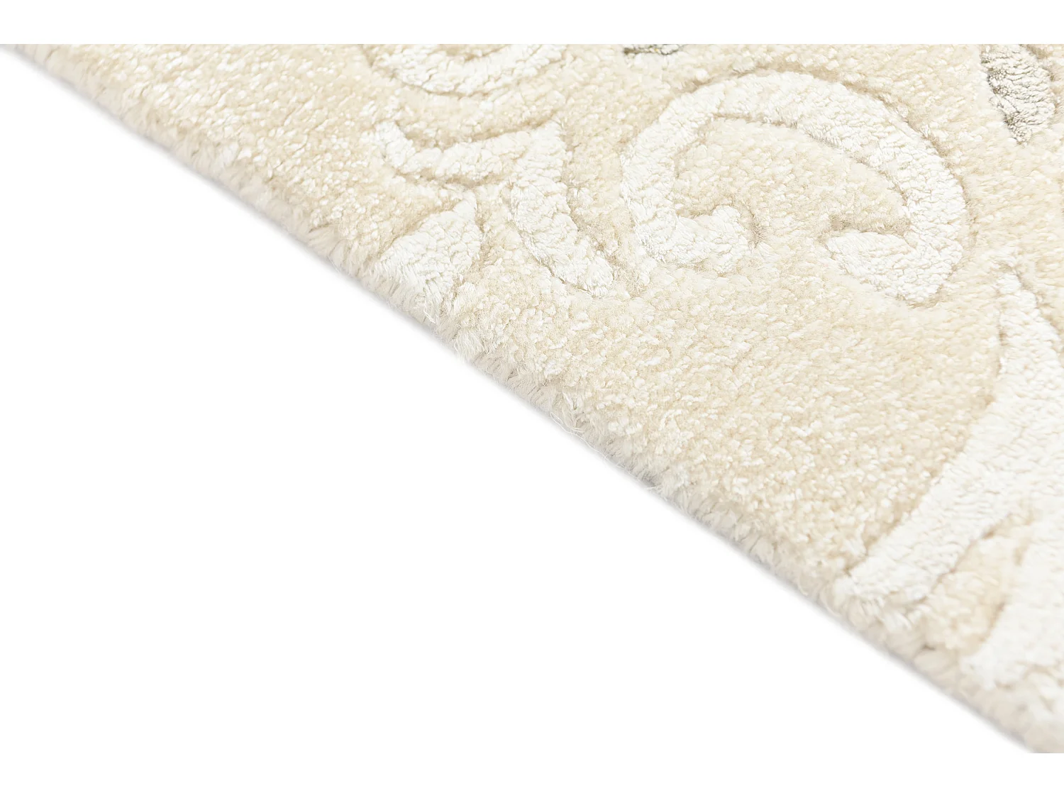 Tapis de laine 117x183 beige Darya