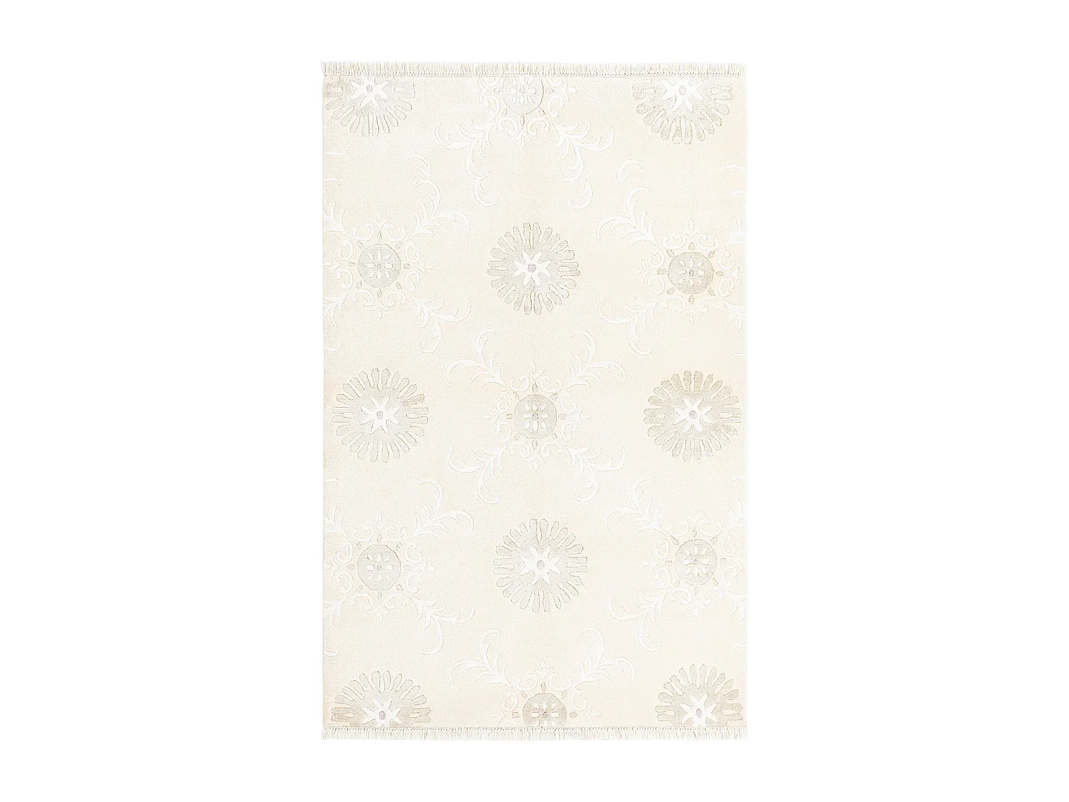 Tapis de laine 117x183 beige Darya