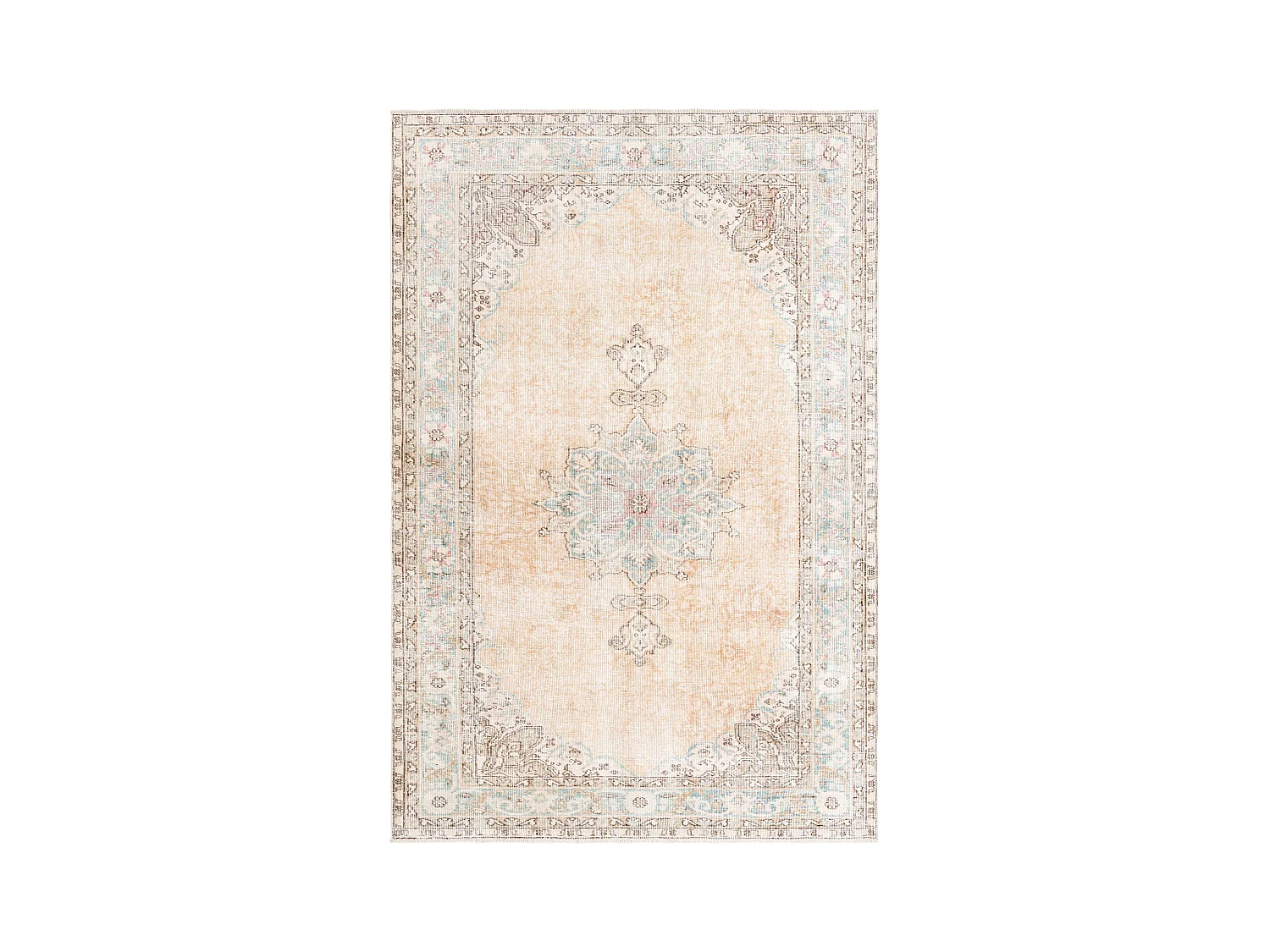 Tapis de laine 168x254 rose Ultra Vintage