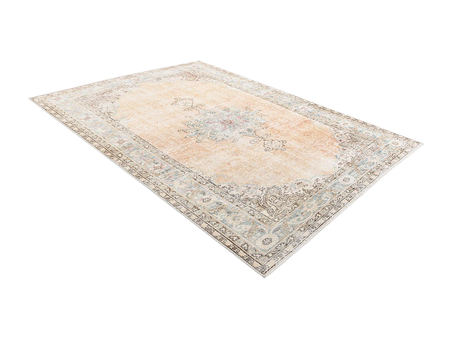 Tapis de laine 168x254 rose Ultra Vintage