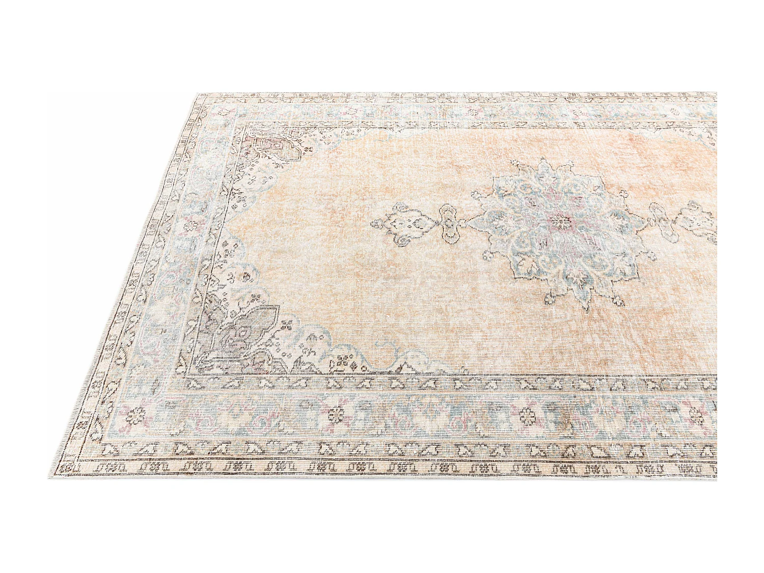 Tapis de laine 168x254 rose Ultra Vintage