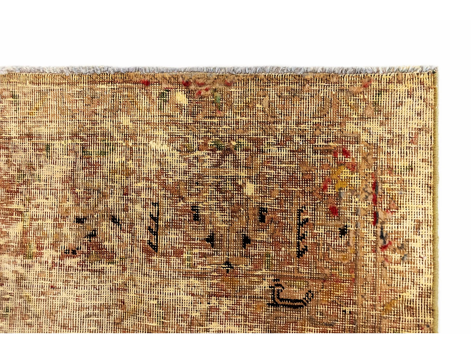 Tapis de laine 190x299 jaune Vintage Royal