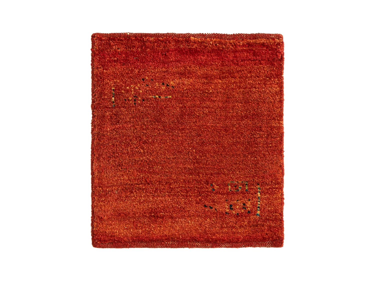 Wollteppich 45x50 Rot Gabbeh