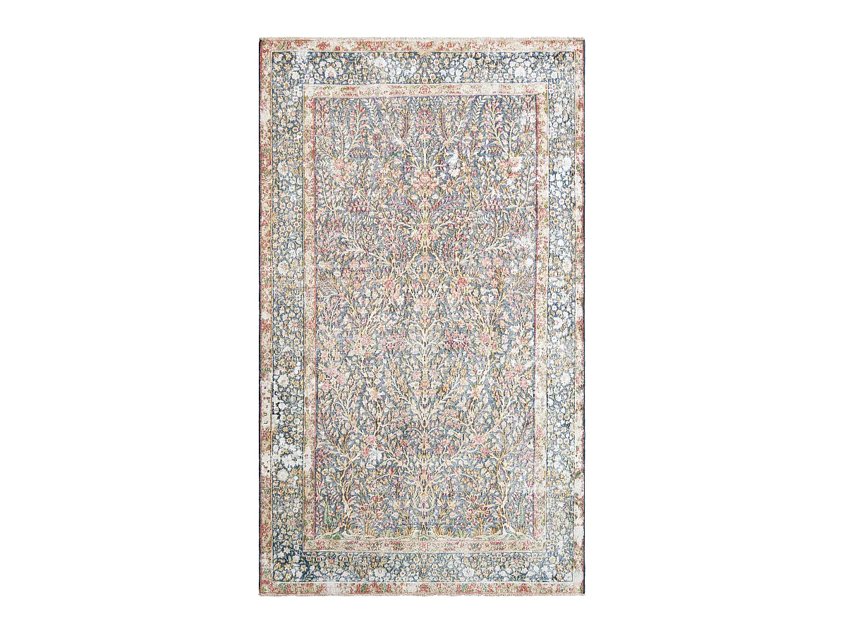 Tapis de laine 171x294 Bleu Vintage Royal