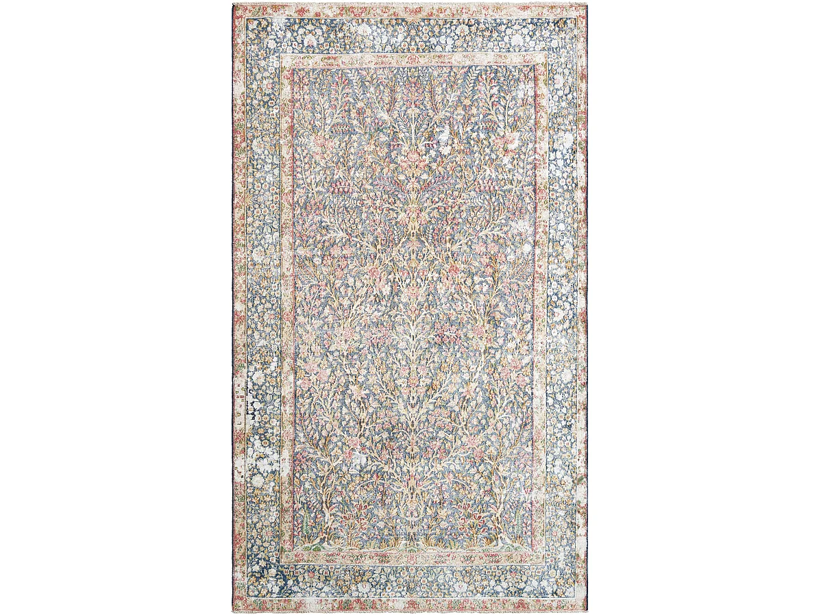 Tapis de laine 171x294 Bleu Vintage Royal