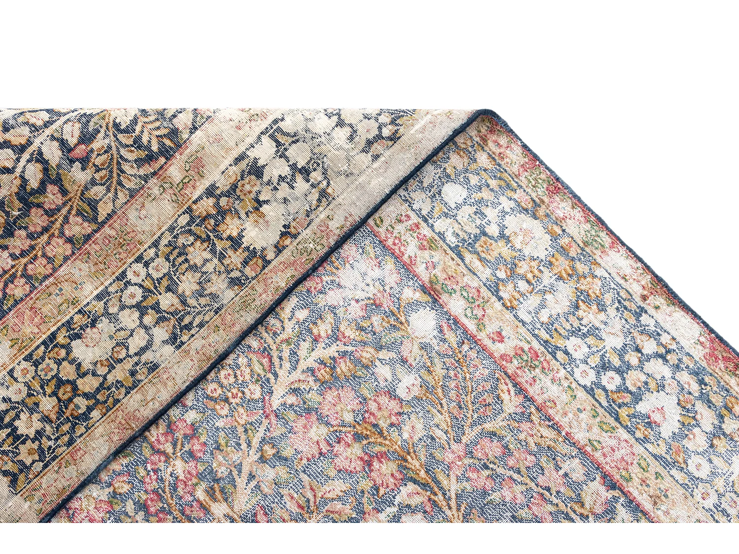 Tapis de laine 171x294 Bleu Vintage Royal