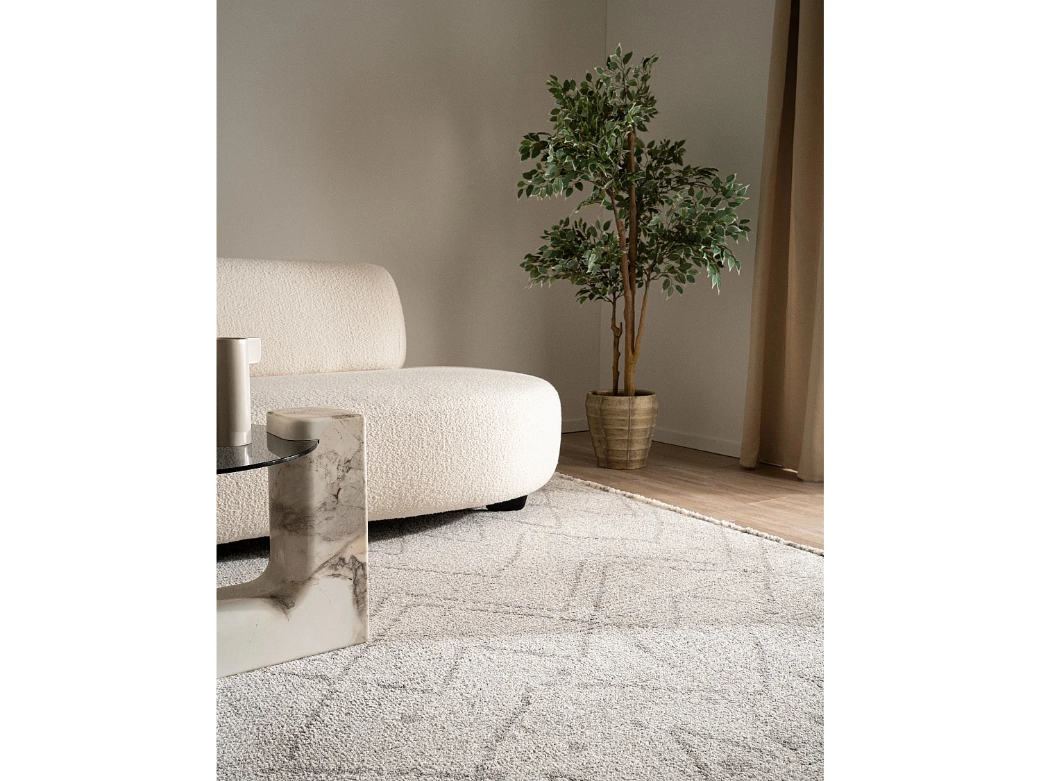 Tapis 160x245 gris St. Gallen Folklore