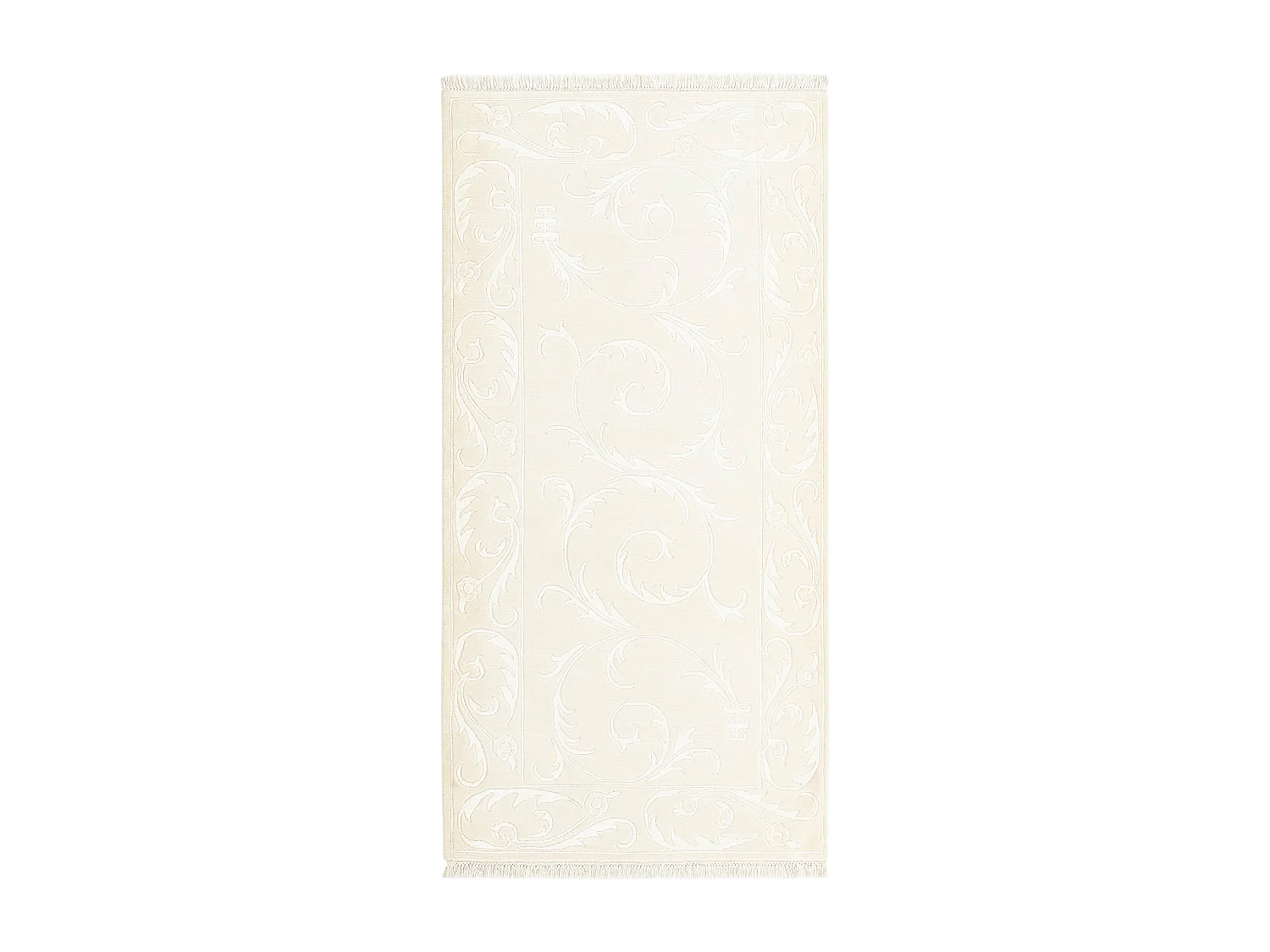 Tapis de couloir en laine 99x201 beige Darya