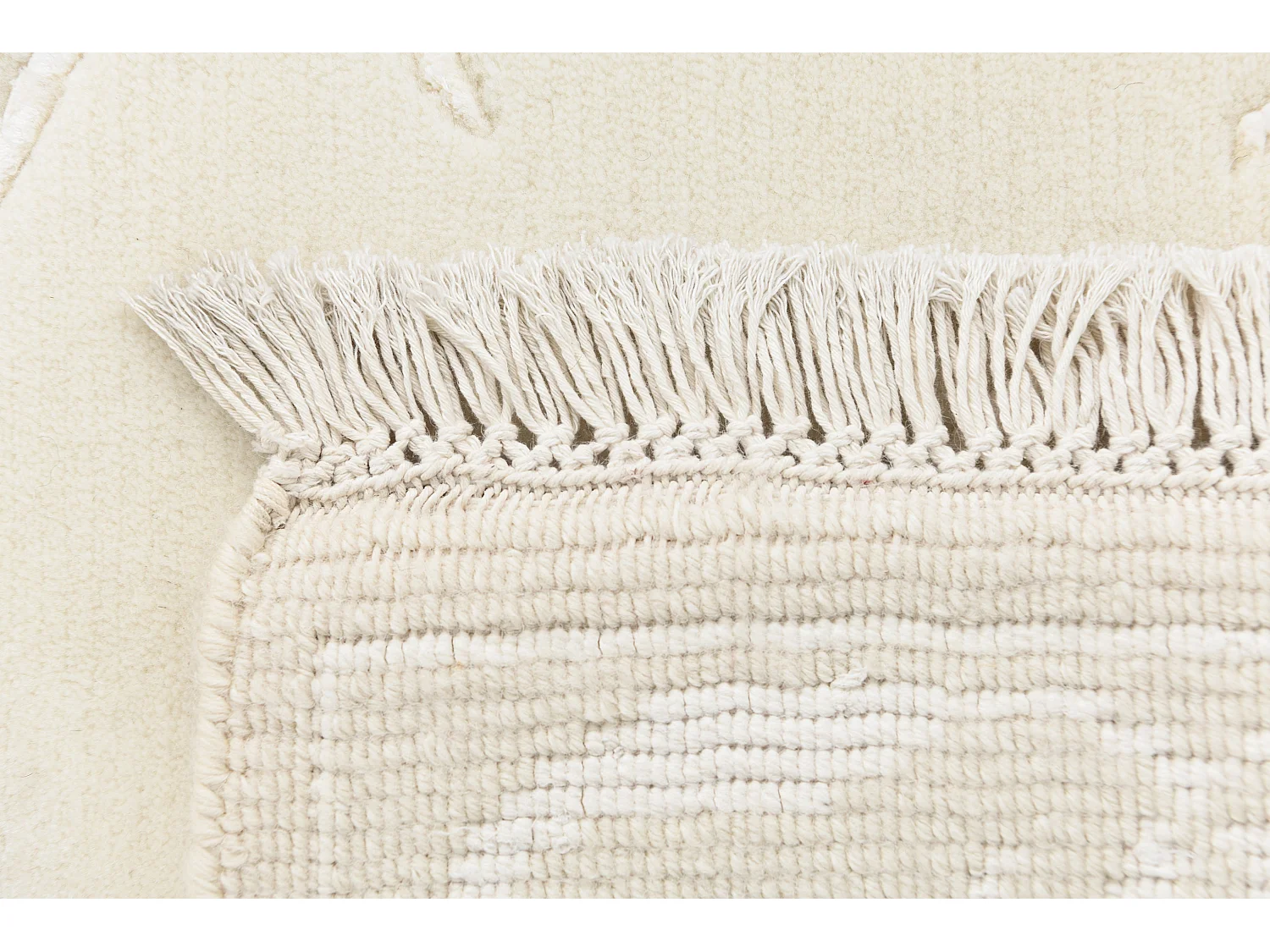 Tapis de couloir en laine 99x201 beige Darya