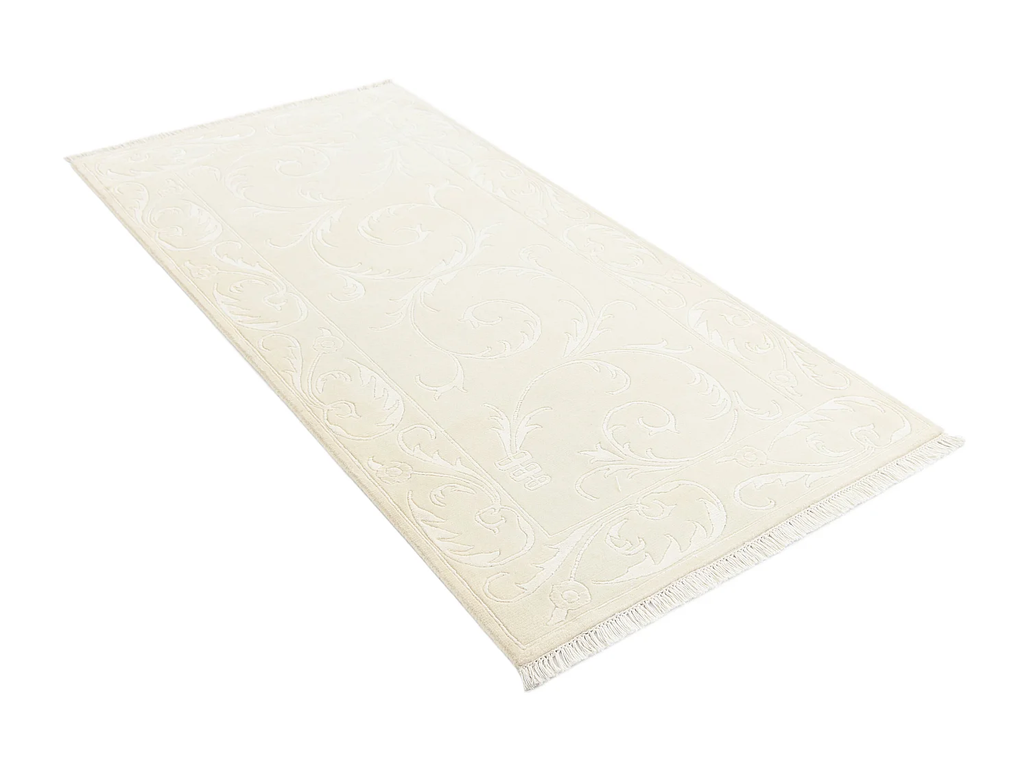 Tappeto per corridoio in lana 99x201 beige Darya