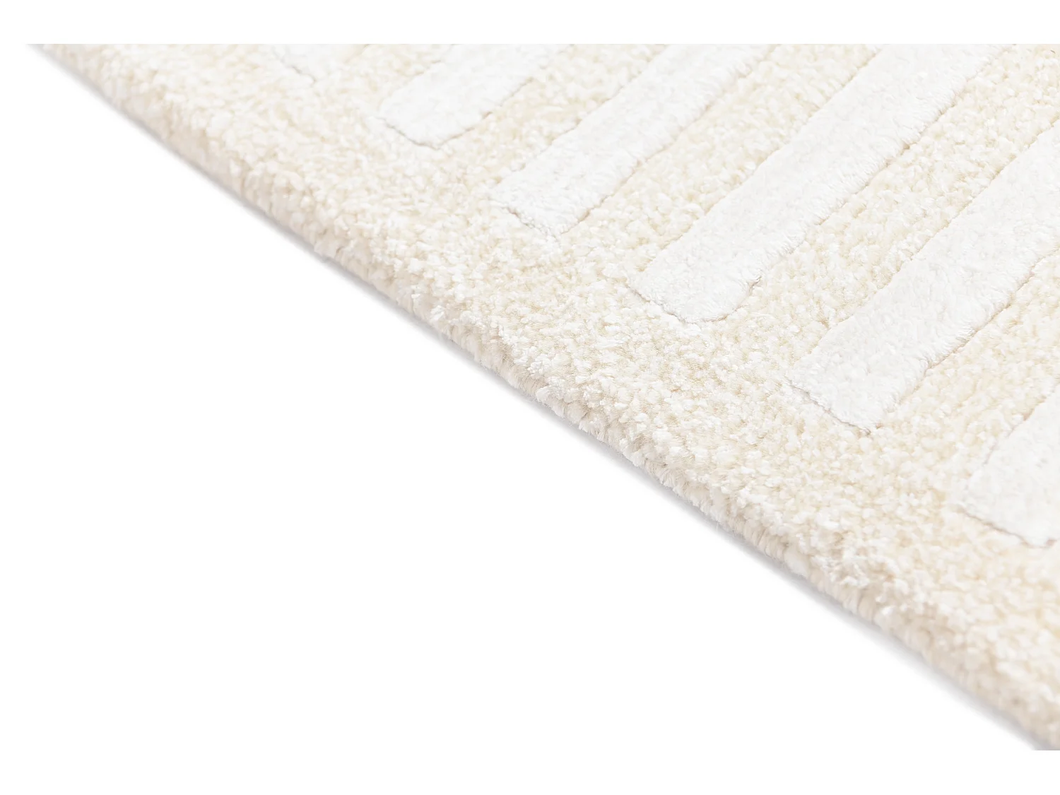 Tapis de couloir en laine 84x295 beige Darya