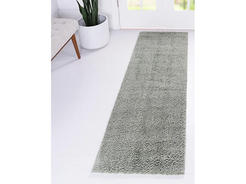 Tappeto shaggy  62x185 verde Luzern