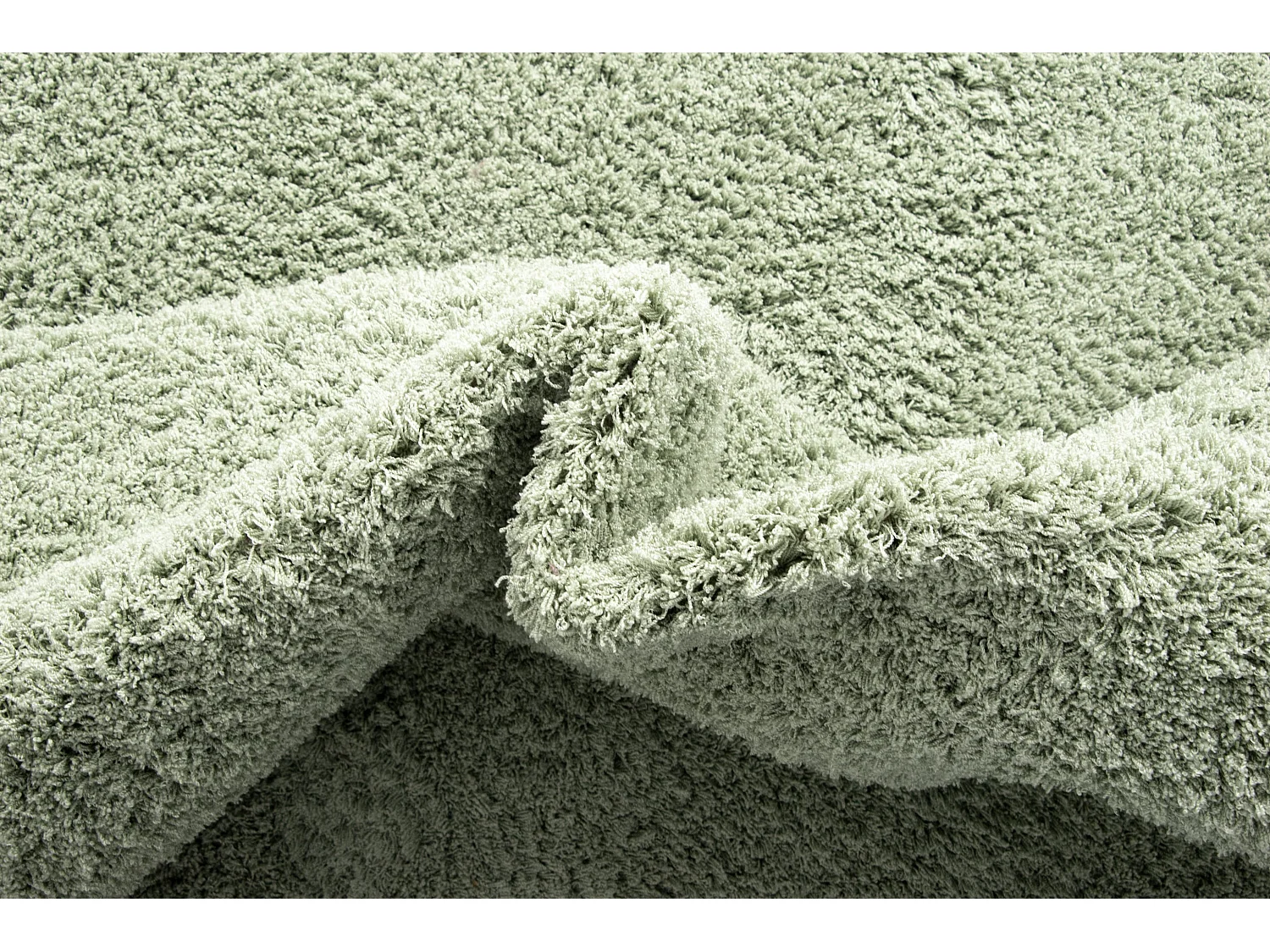 Hoogpolig tapijt 183x61 Groen Luzern