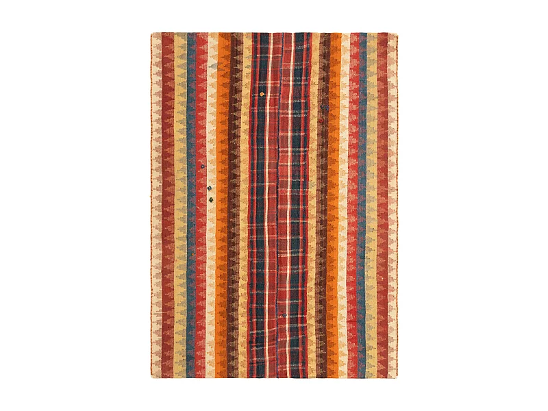 Wollteppich 137x189 Rot Jajim