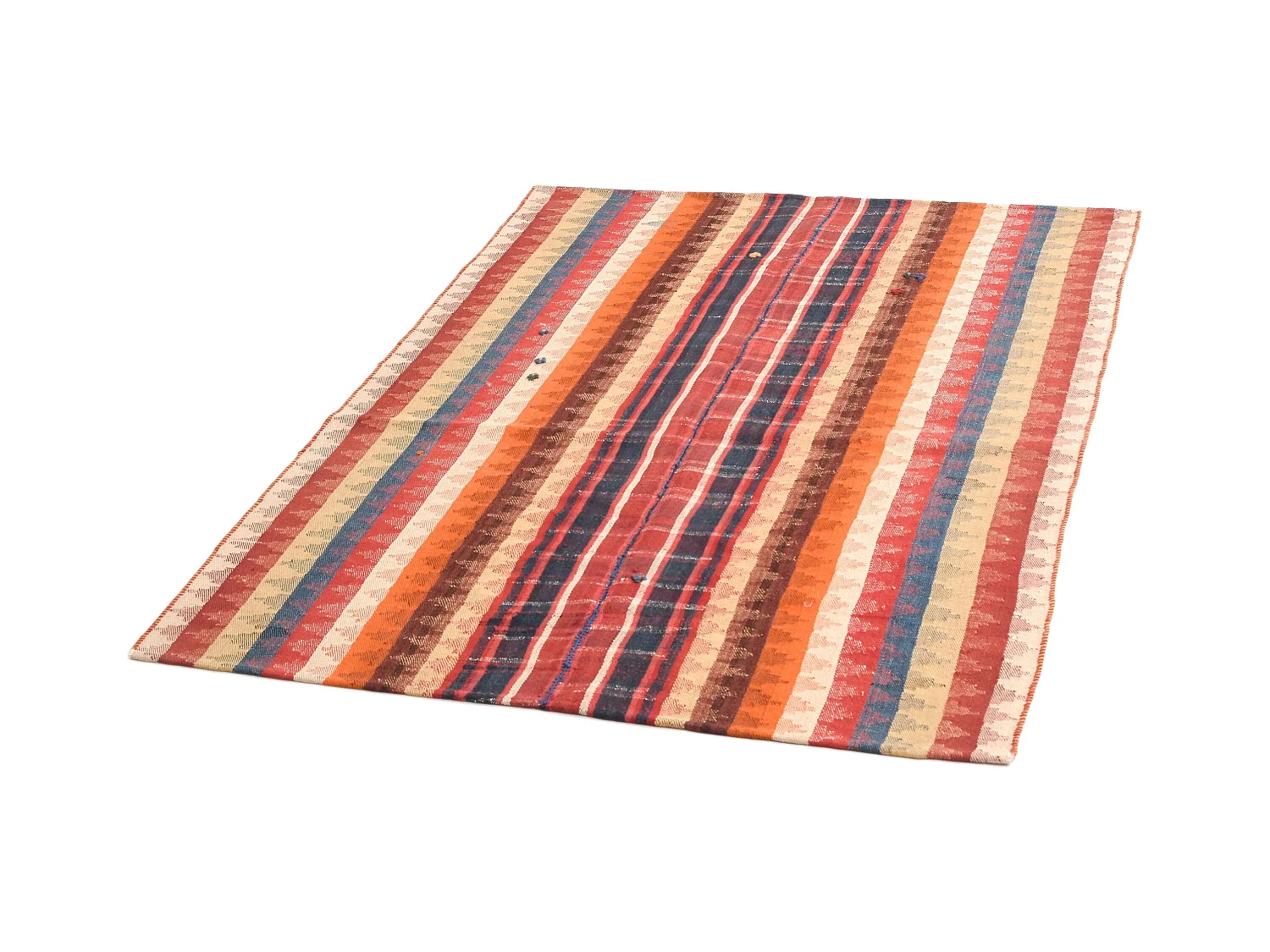 Wollteppich 137x189 Rot Jajim