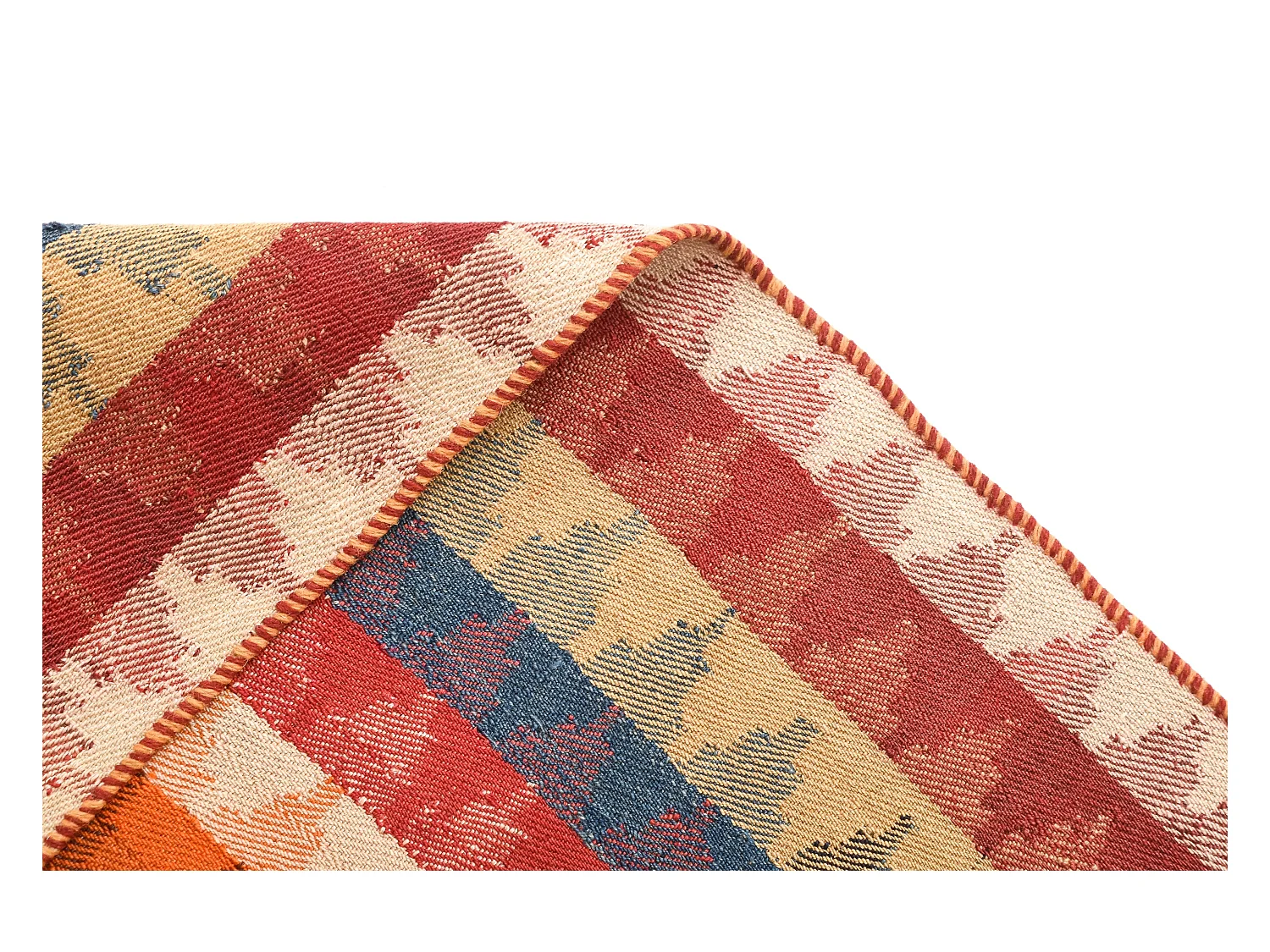 Wollteppich 137x189 Rot Jajim