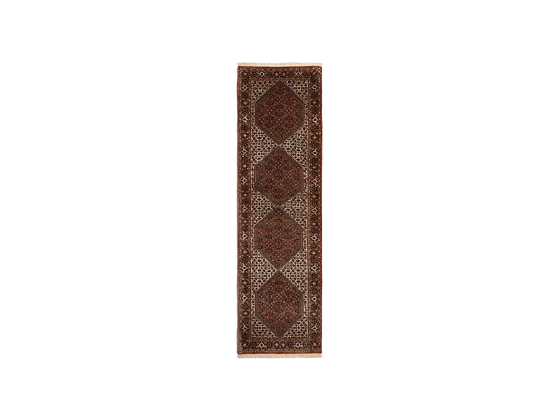 Tapis de couloir en laine 85x305 brun Bidjar